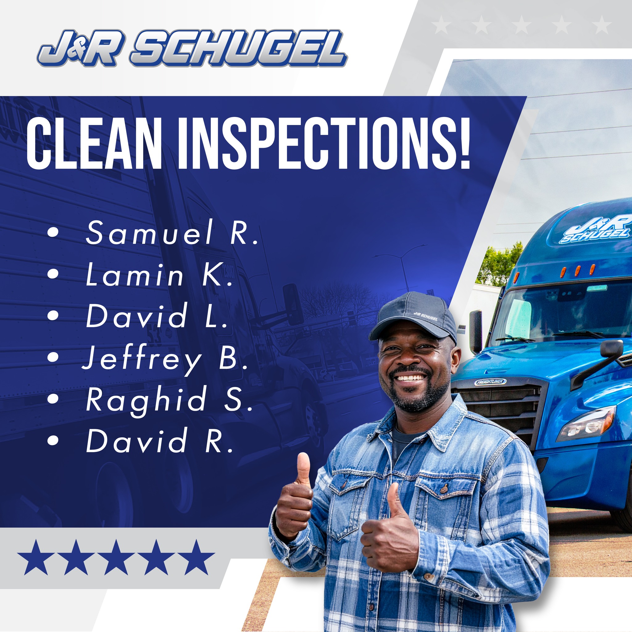 🧼 Clean Inspections Club – Weekly... - J&R Schugel Trucking | Facebook
