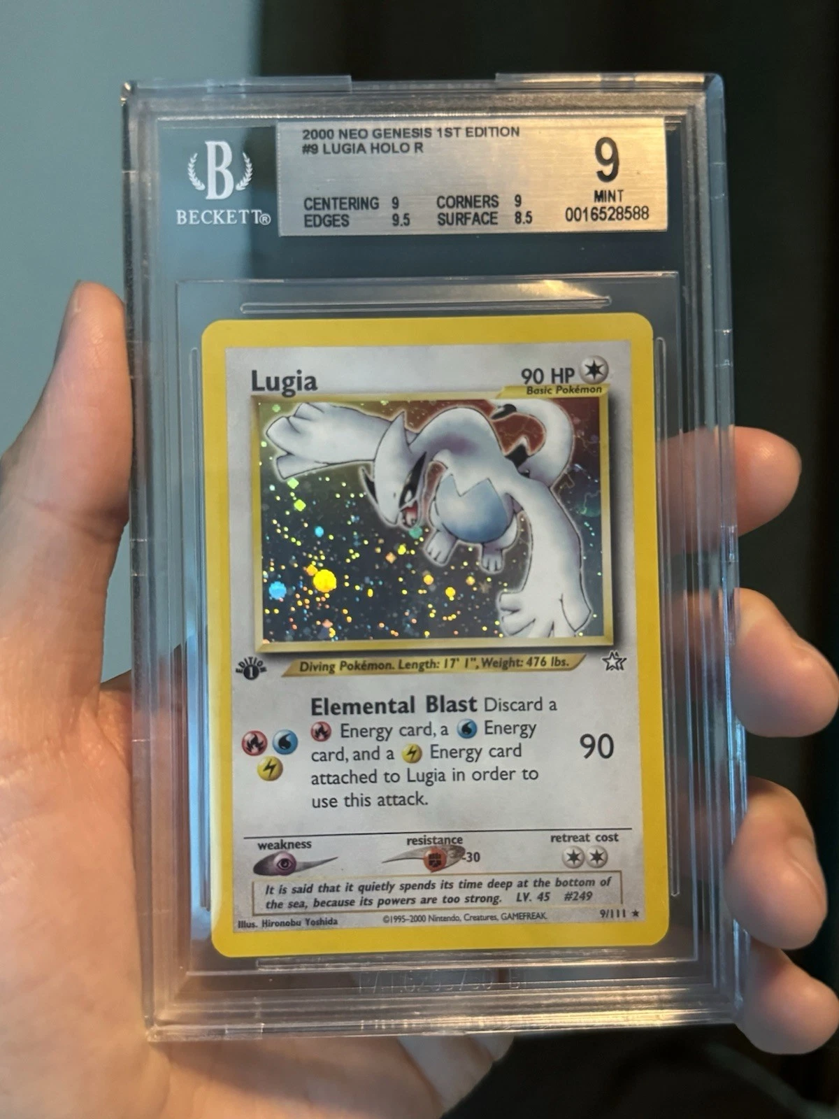 Lugia legend 2009 Japanese top/bottom both PSA 10