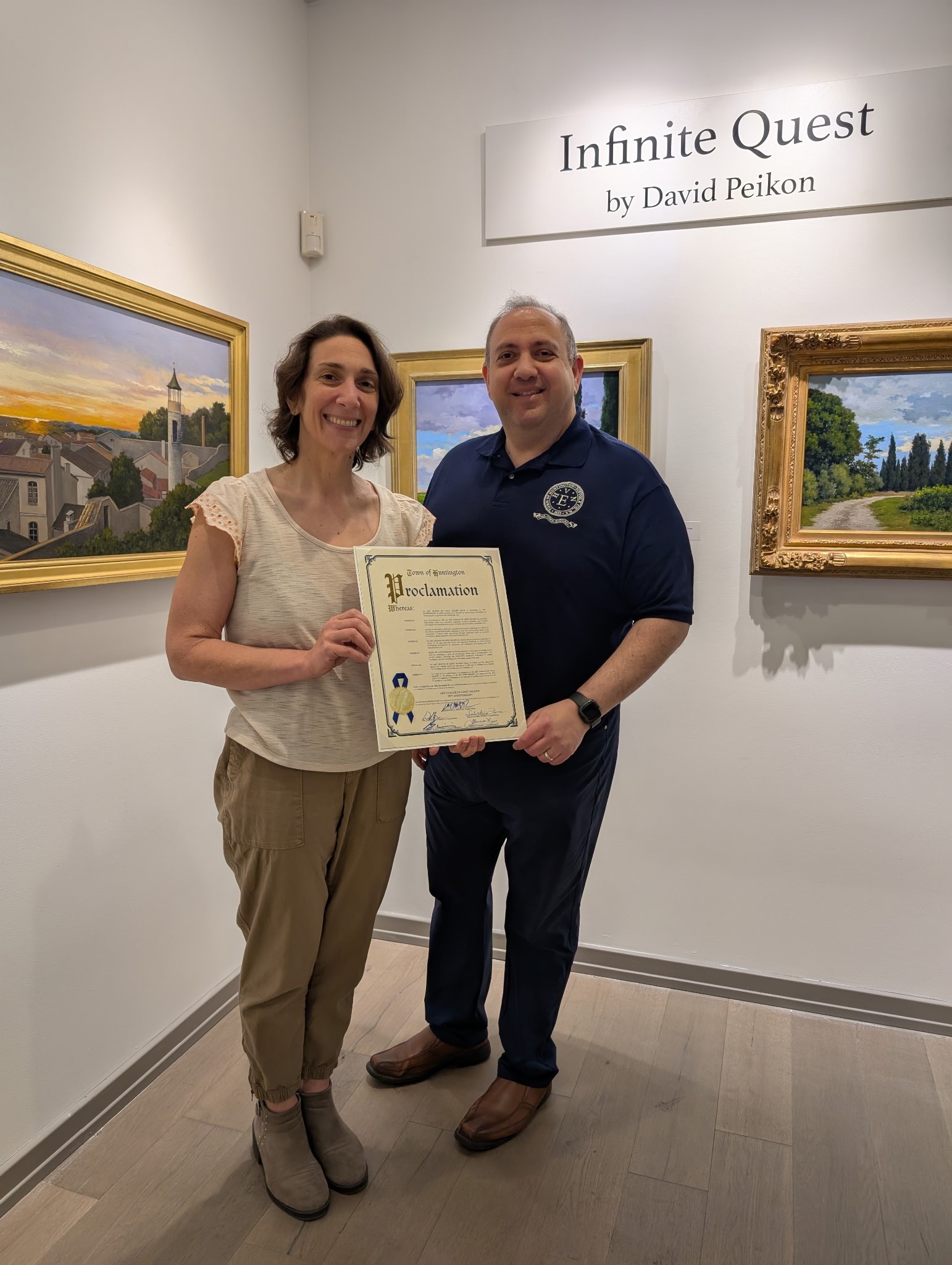 Town - Supervisor Smyth and the Town Board honored the Art League of ...