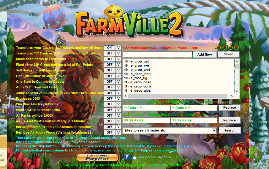 Farmville 2 Die verrückten Hühner - Fv2-XsonicX-8.0 Zip Files (64 bits ...