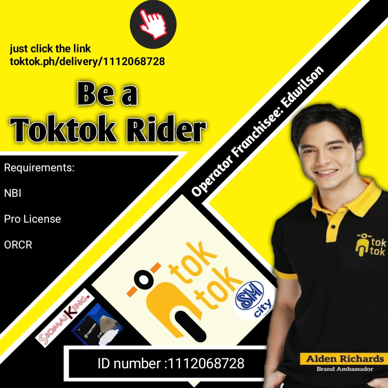 Be Our Toktok rider