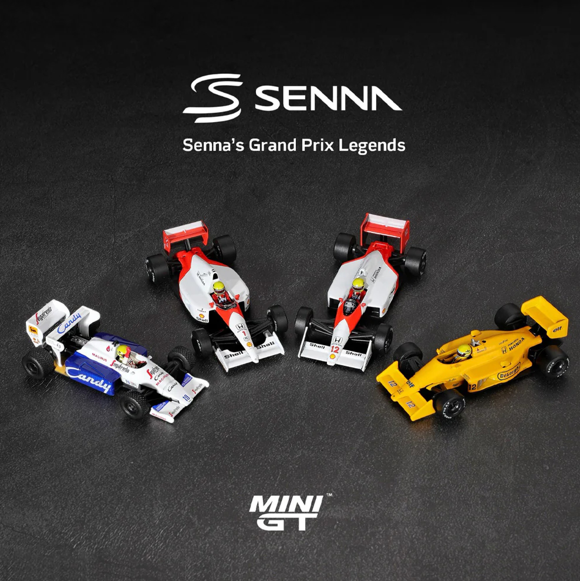 Ayrton Senna's Formula 1 legacy in 1:64 scale diecast models