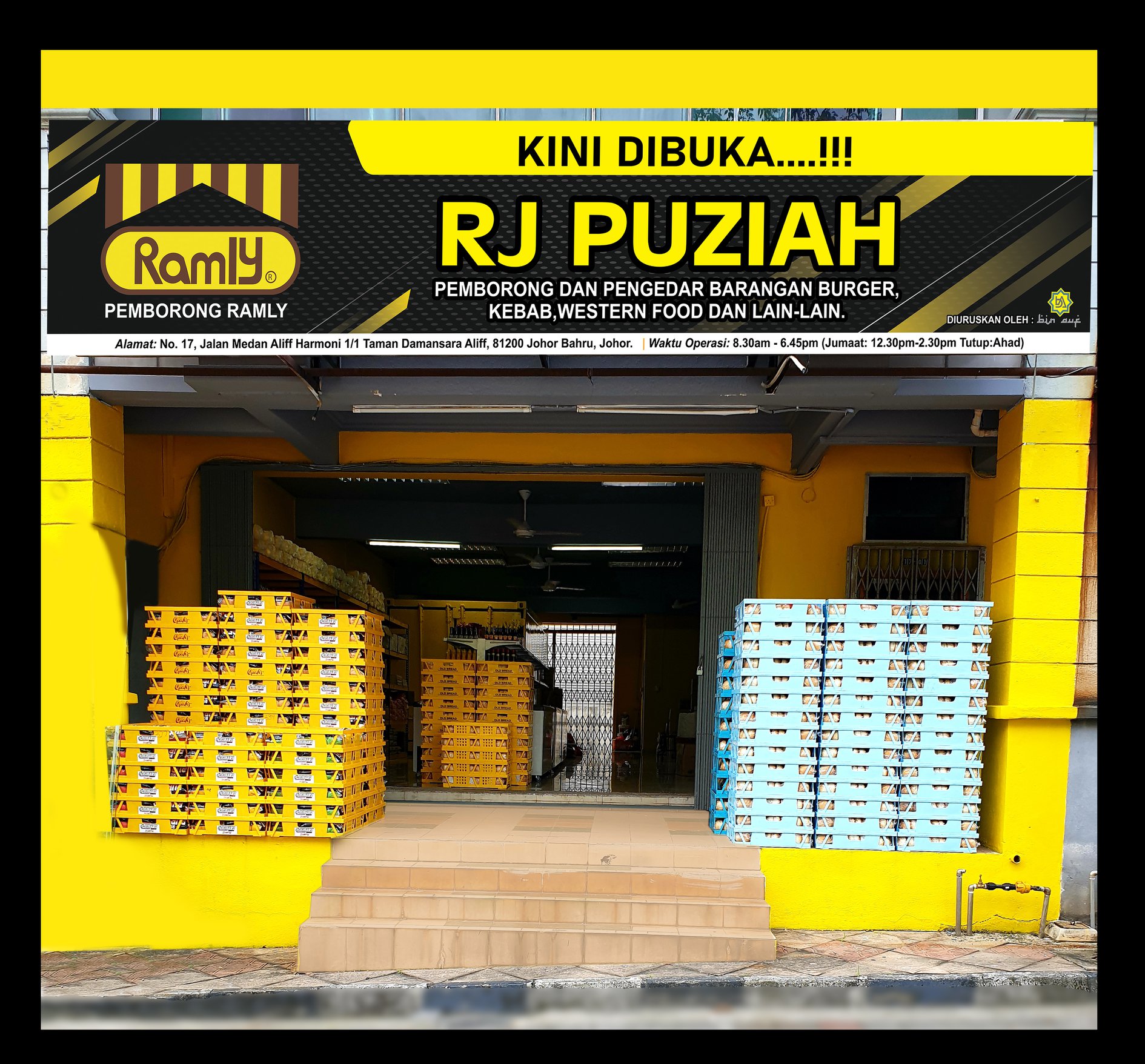 RJ Puziah - 📣PERHATIAN WARGA JOHOR Kedai kami RJ PUZIAH... | Facebook