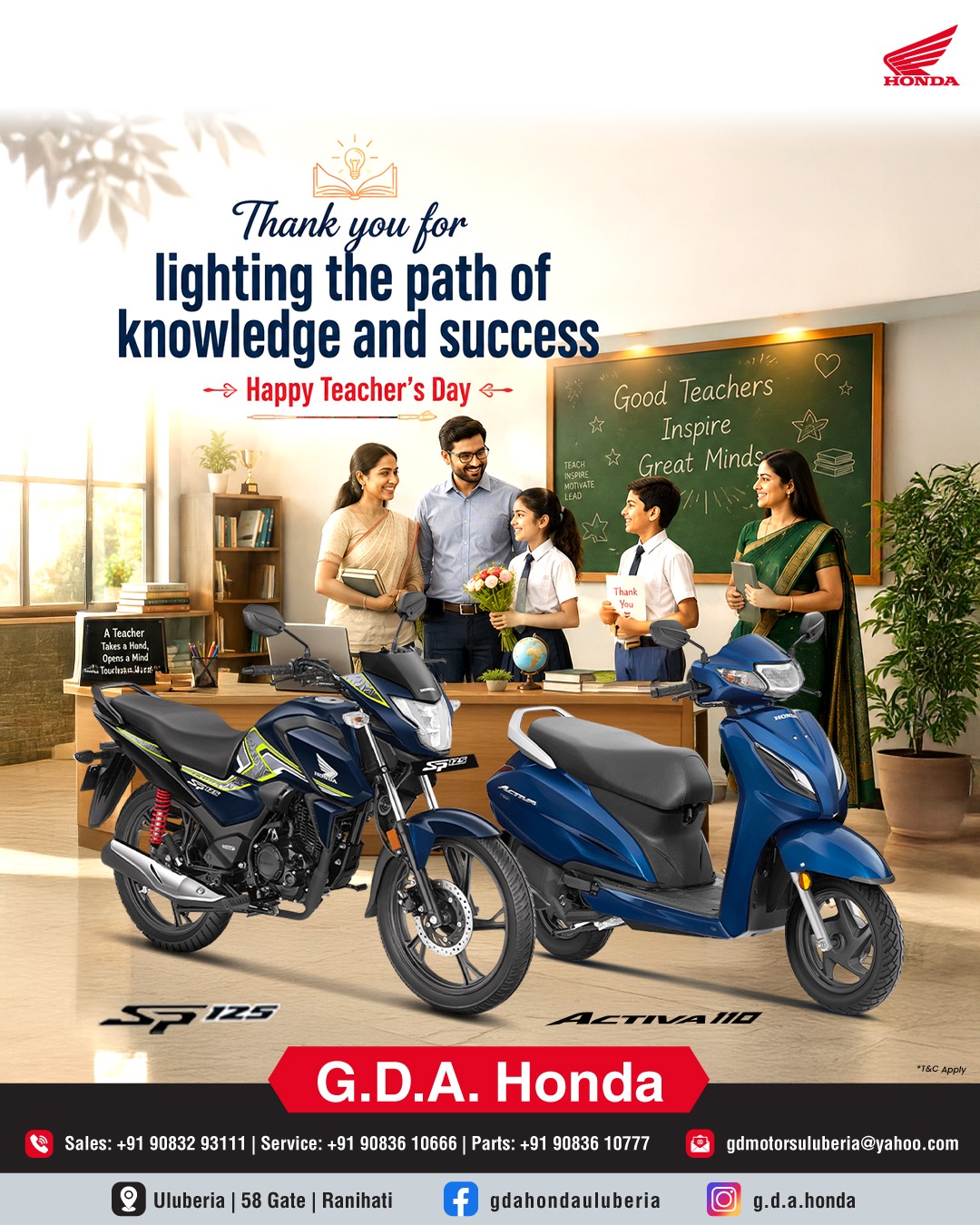 Why wait? Limited stock, unlimited joy! Honda's Navratri