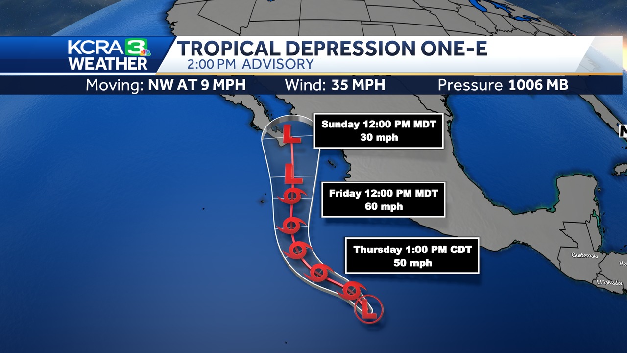Meteorologist - The first tropical depression of 2025 has formed in the ...