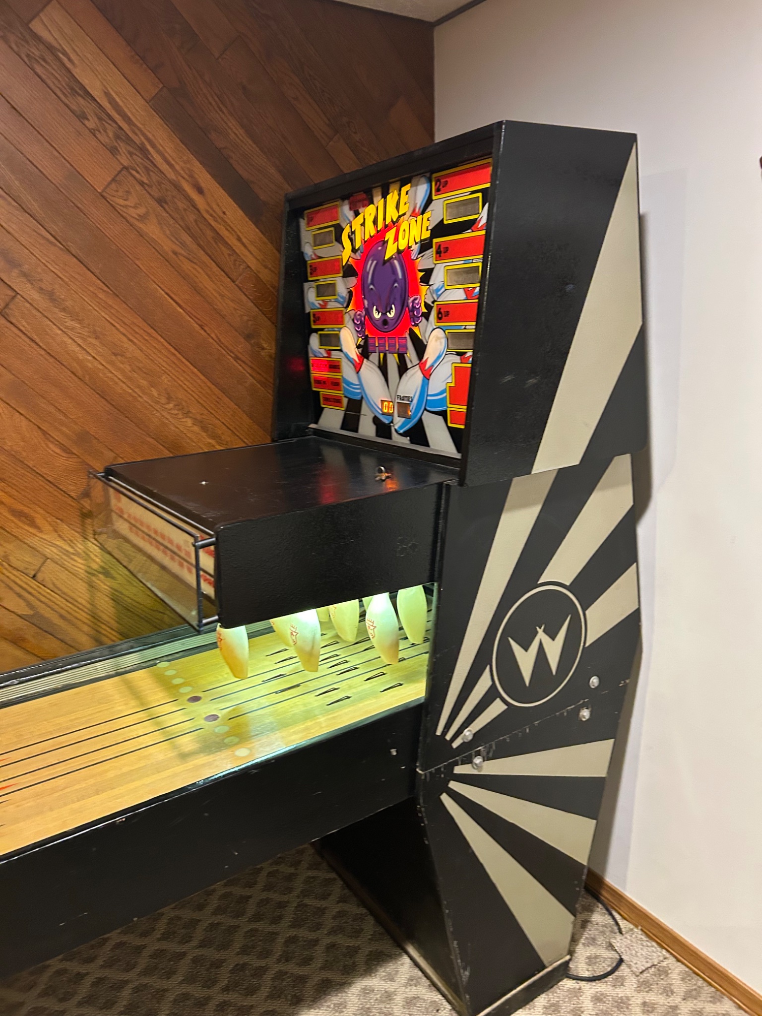 Vintage Williams “Strike Zone” Arcade Bowling Game ~ 1972 - Games ...