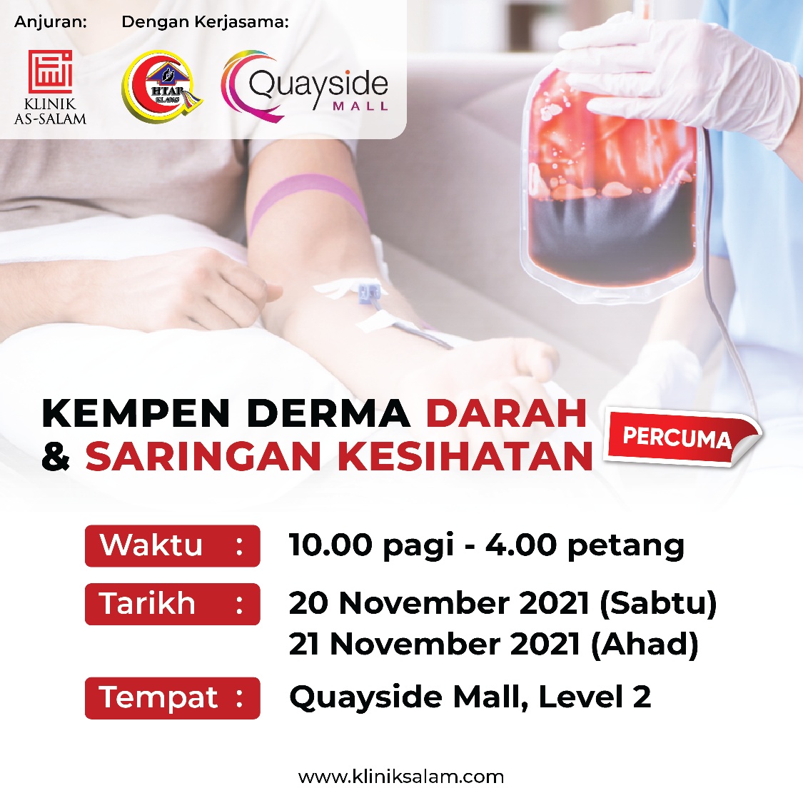 Klinik As Salam Indera Mahkota Postingan Facebook