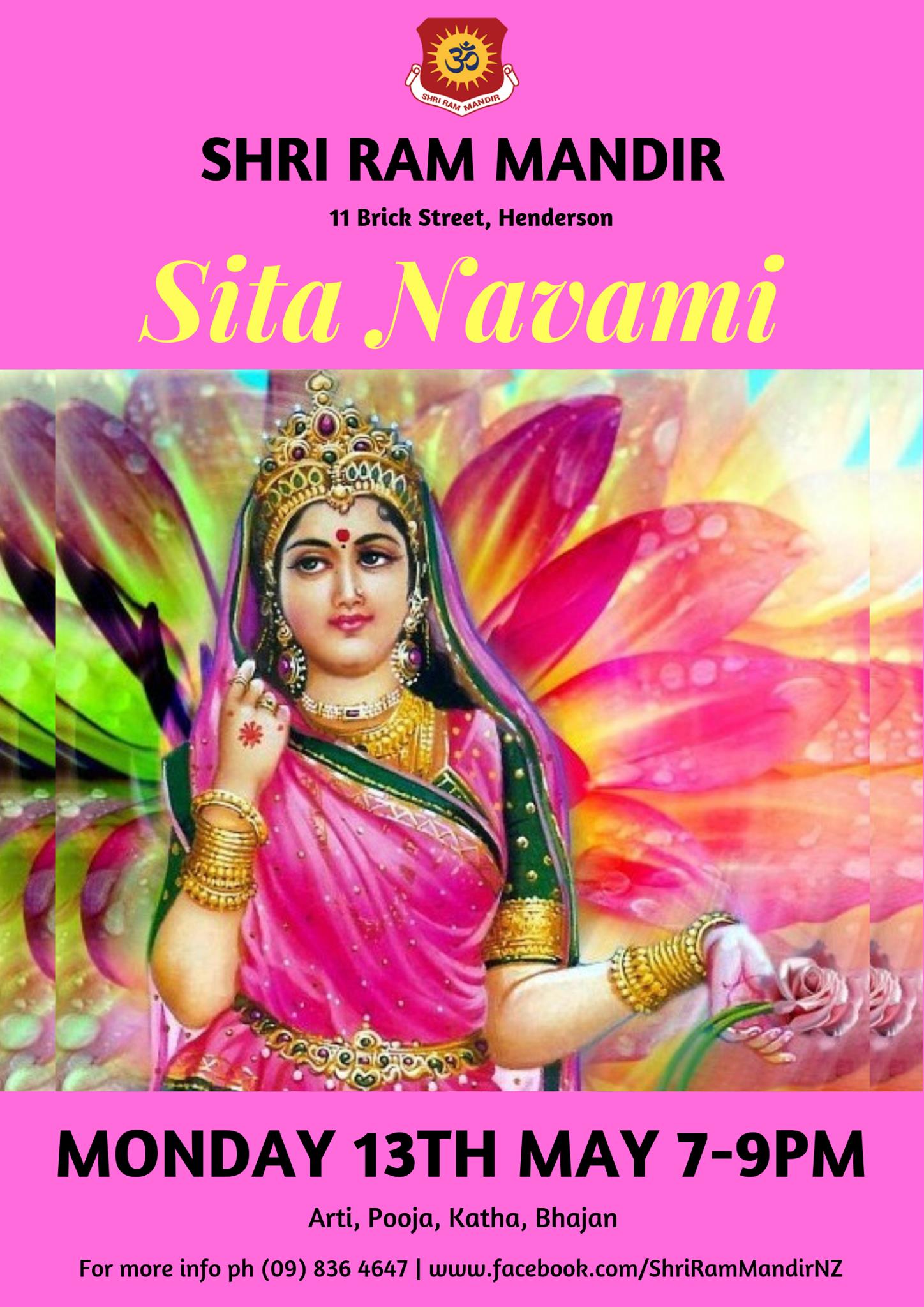 Sita Navami will be celebrated next... - Shri Ram Mandir NZ | Facebook