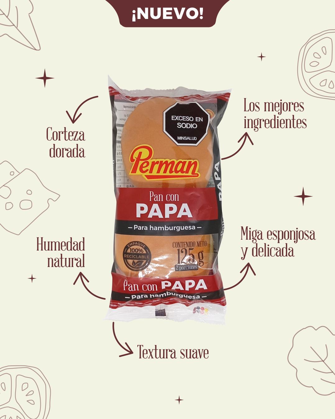 Pan Perman - 🍔 Nuestro Pan de Papa es incomparable. Su... | Facebook