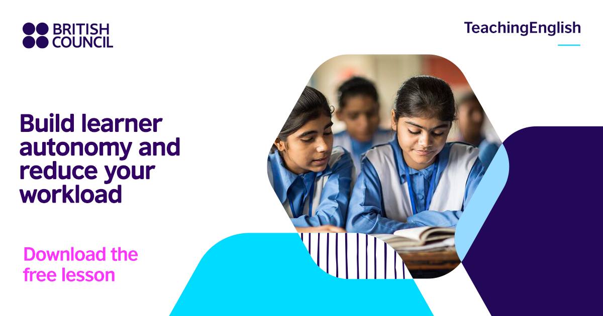 British - Want to build learner autonomy and reduce your workload? Use ...