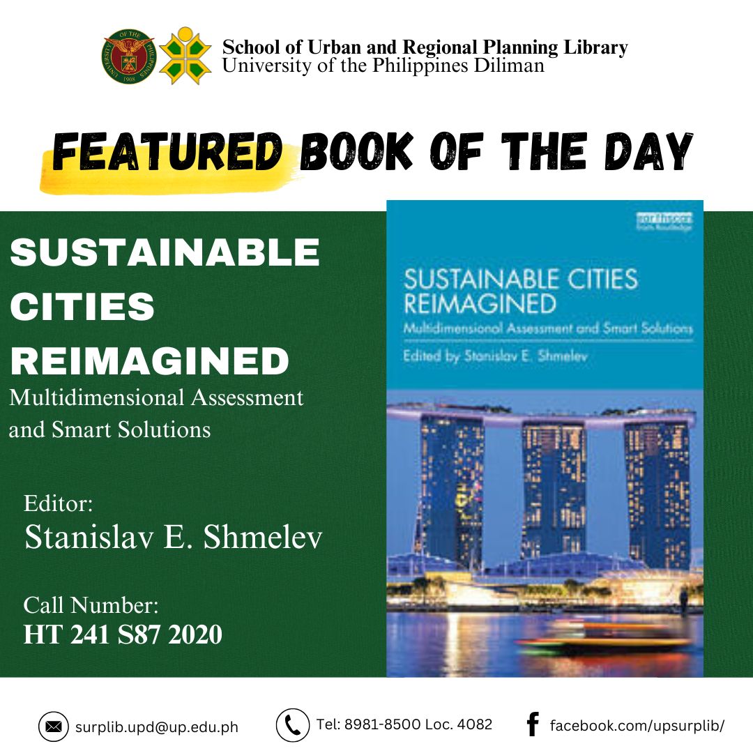 𝗙𝗘𝗔𝗧𝗨𝗥𝗘𝗗... - UP School of Urban and Regional Planning Library | Facebook
