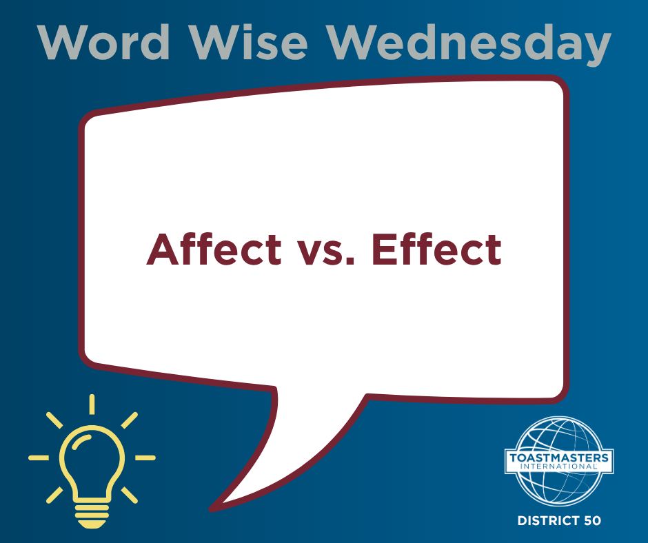 District - Affect vs. Effect! 🤔 The confusion that haunts even the best ...
