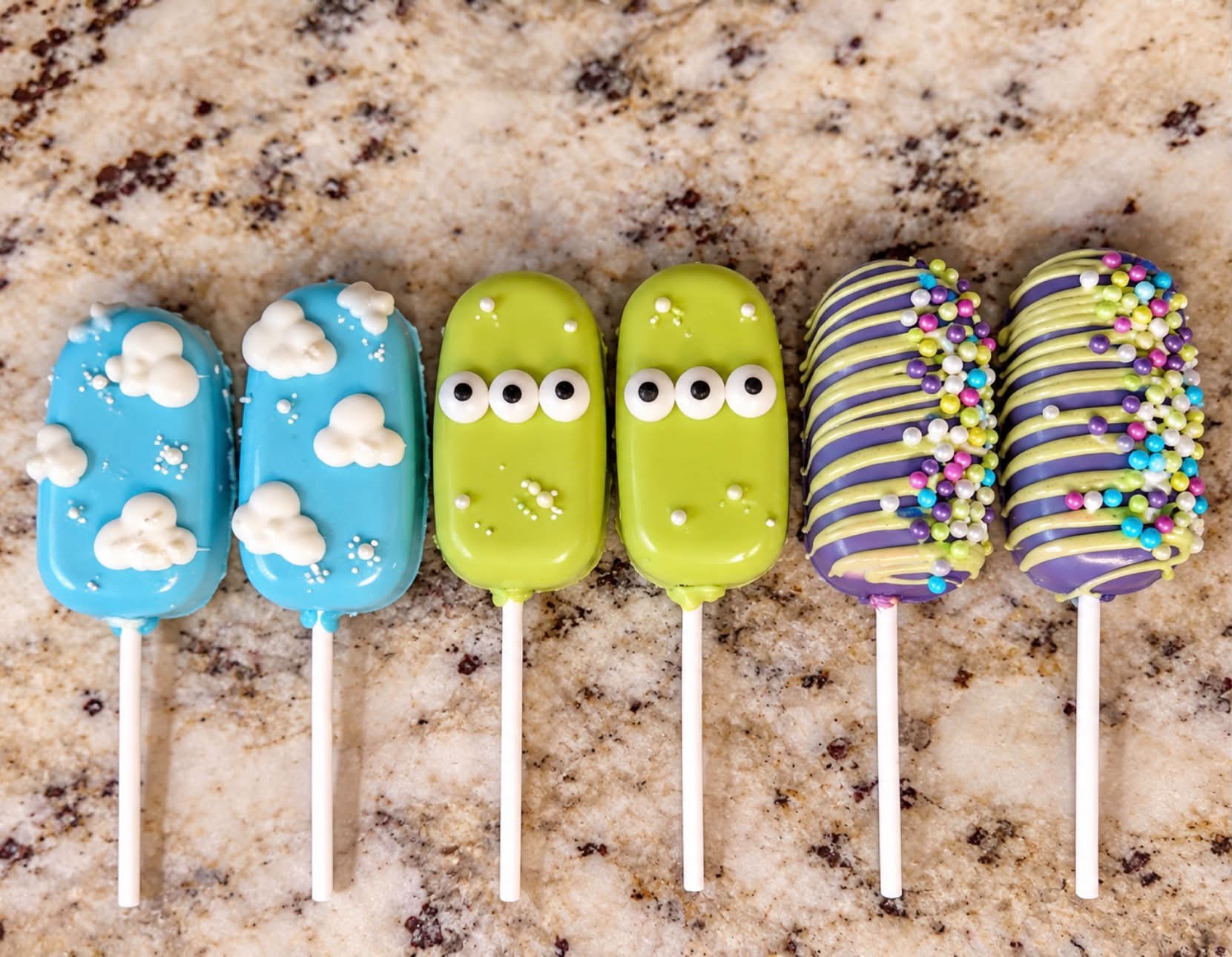 Custom cake pops for parties and celebrations available