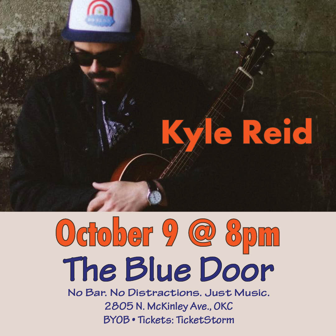 Kyle Reid at The Blue Door in OKC on October 9