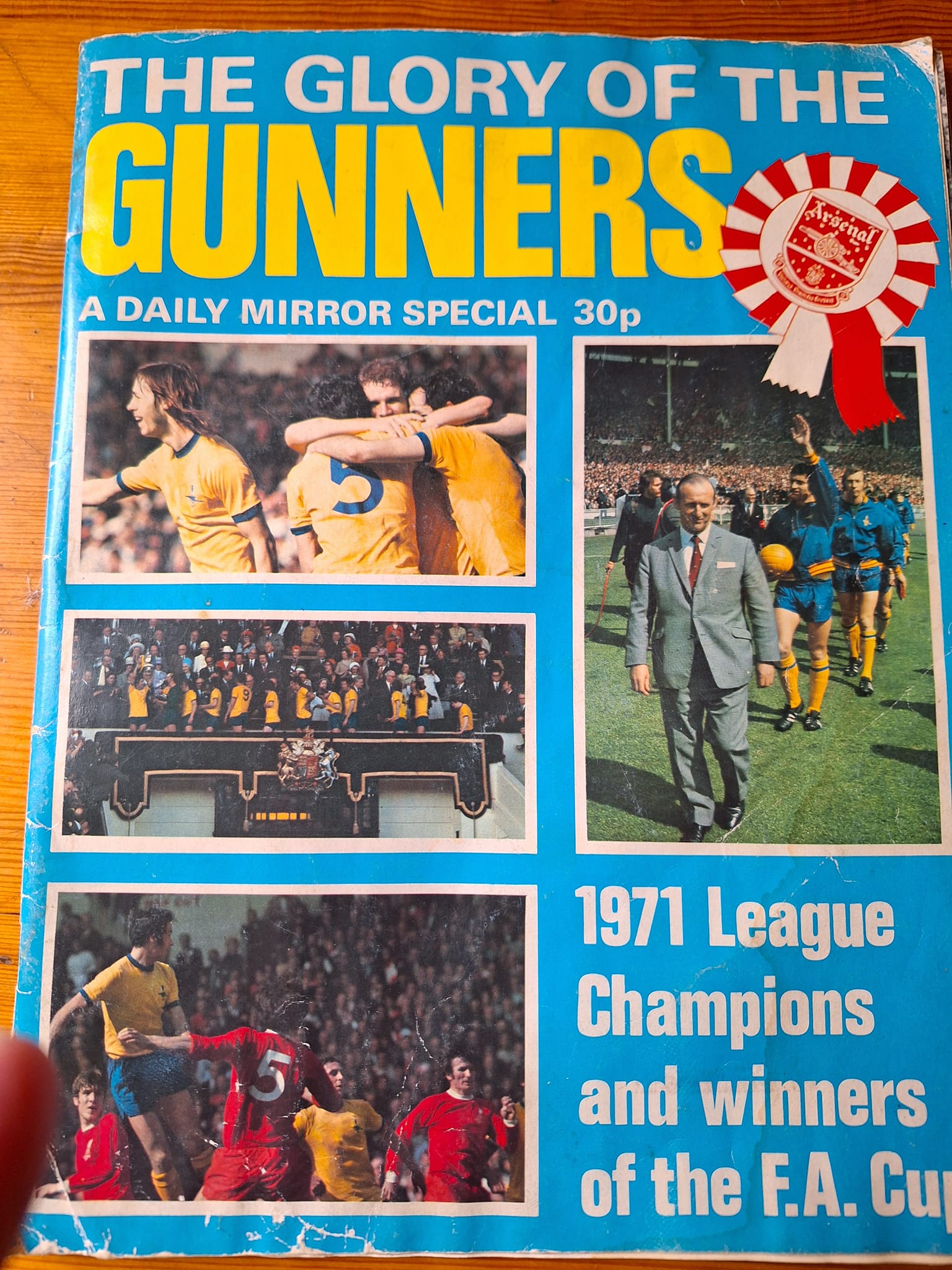 Médaillon Double Victoire Arsenal FC 1970-71 - Argent Sterling 925 - Avec Boîte Et Papiers