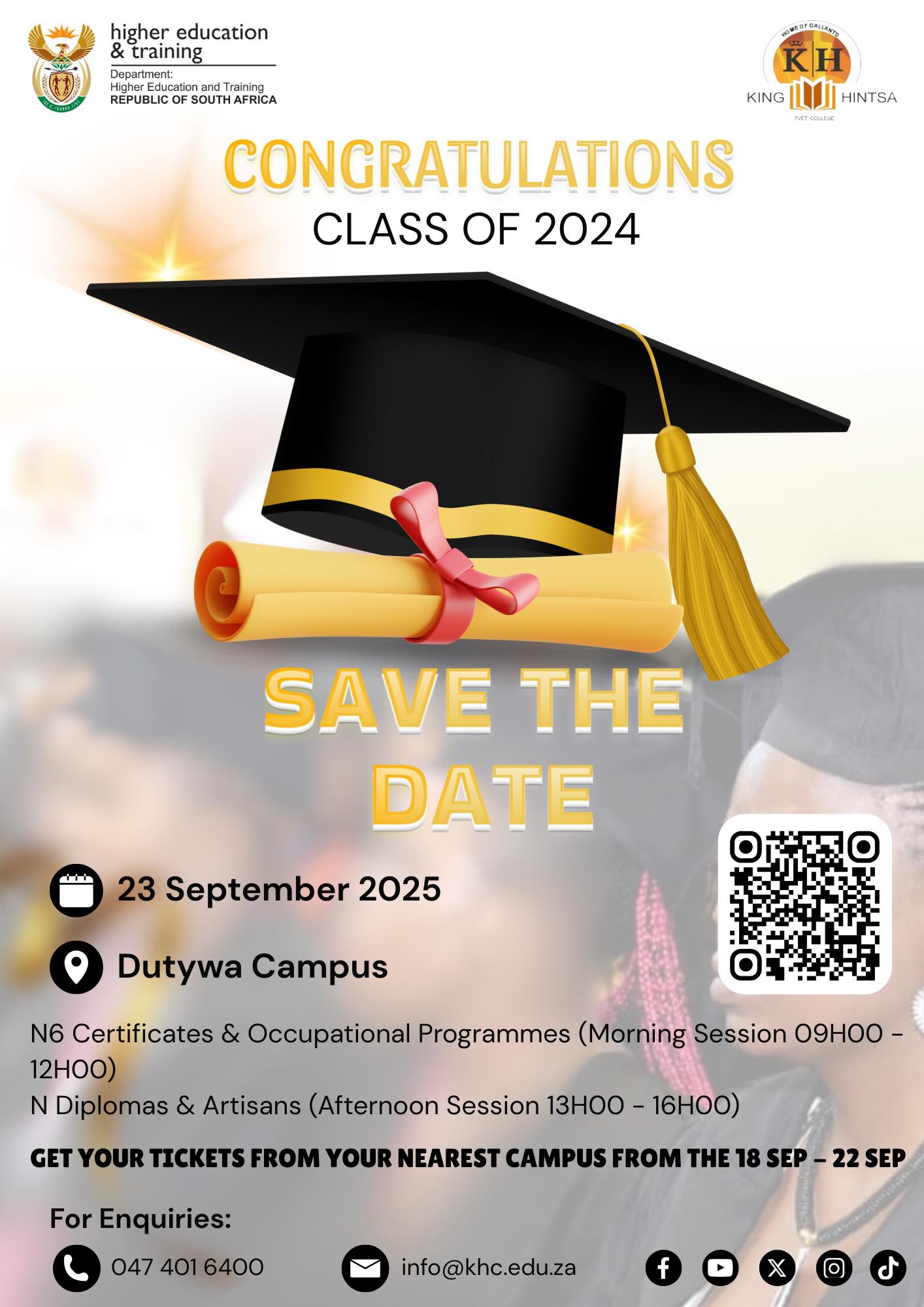 King - 🎓 𝐀𝐭𝐭𝐞𝐧𝐭𝐢𝐨𝐧 𝐍𝟔 𝐂𝐞𝐫𝐭𝐢𝐟𝐢𝐜𝐚𝐭𝐞 & 𝐍𝐚𝐭𝐢𝐨𝐧𝐚𝐥 𝐃𝐢𝐩𝐥𝐨𝐦𝐚 𝐒𝐭𝐮𝐝𝐞𝐧𝐭𝐬! 🎓 If you ...
