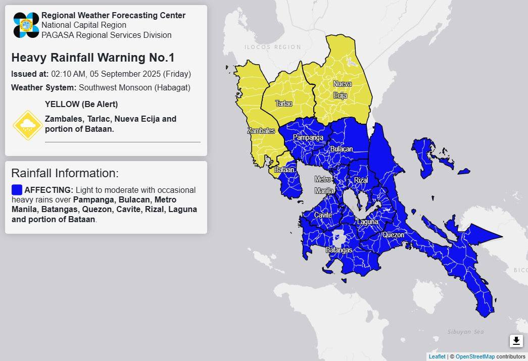 Malolos - Heavy Rainfall Warning No. 1 #NCR_PRSD Weather System ...