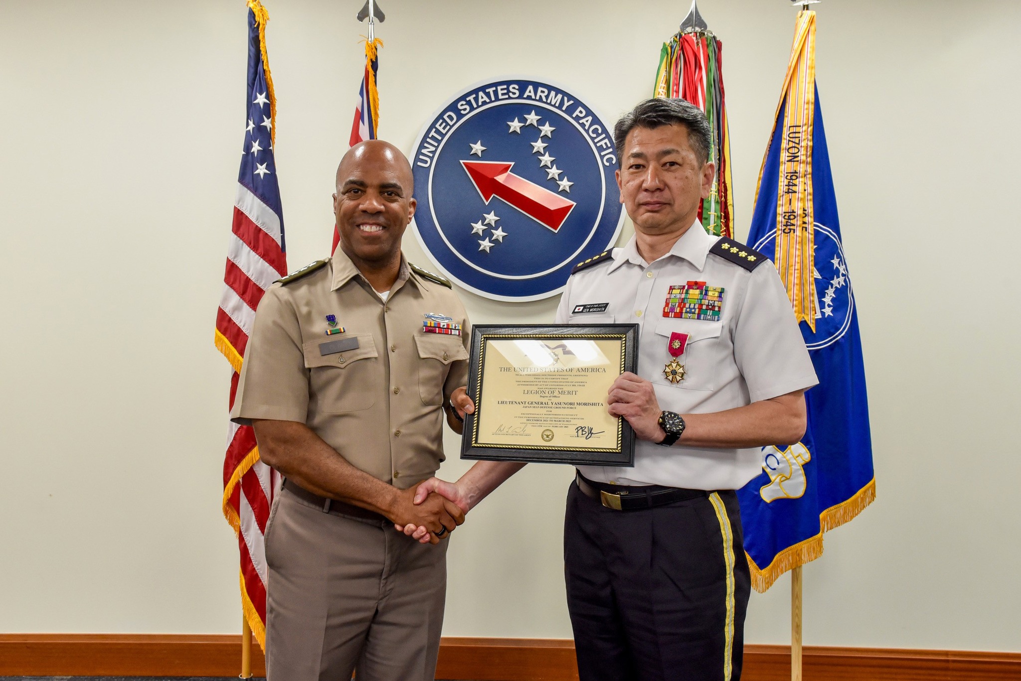 🇺🇸🇯🇵森下陸上幕僚長は、5月12日、米国において、クラーク米