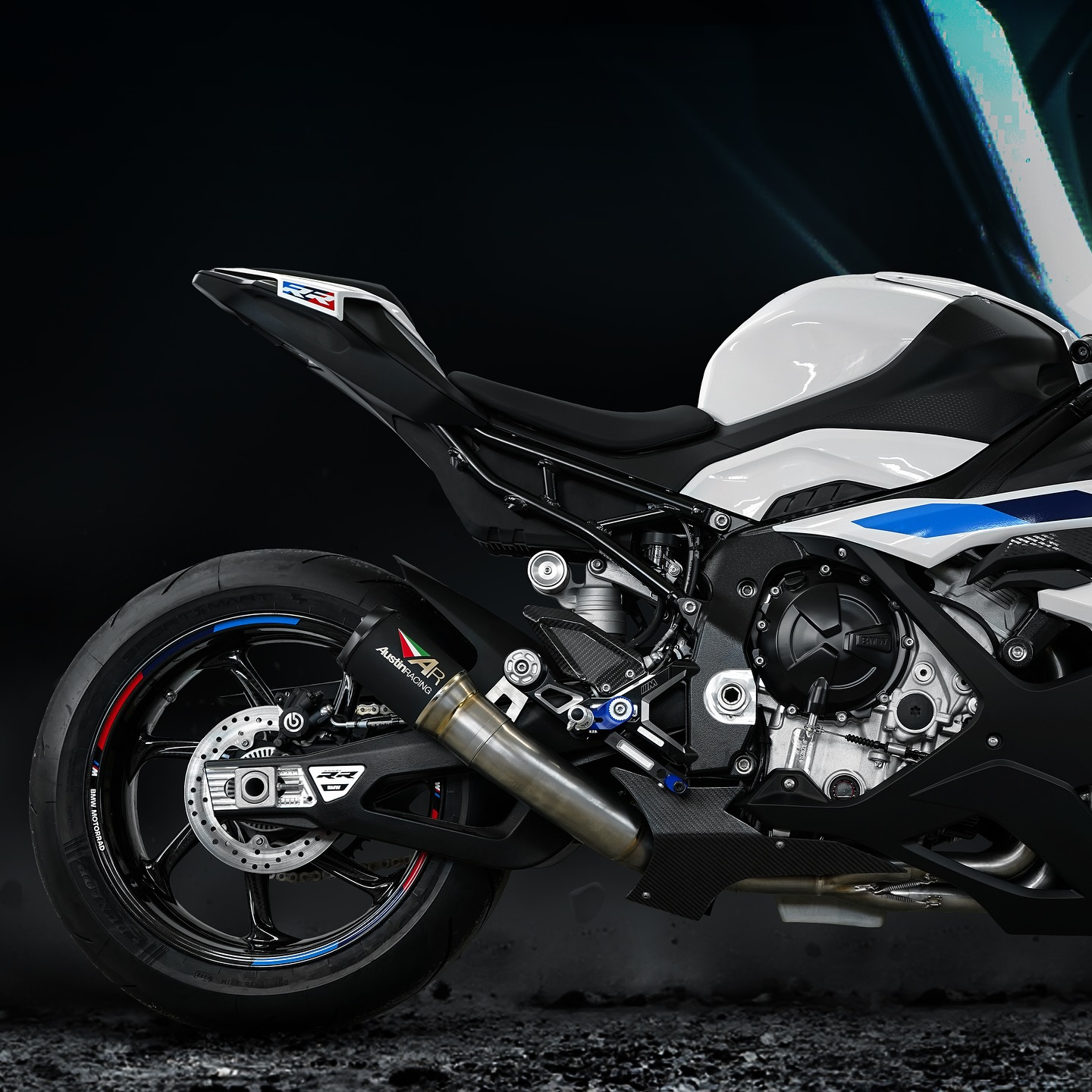 GP1RS Slip-On with Our New M Guard for the BMW M1000