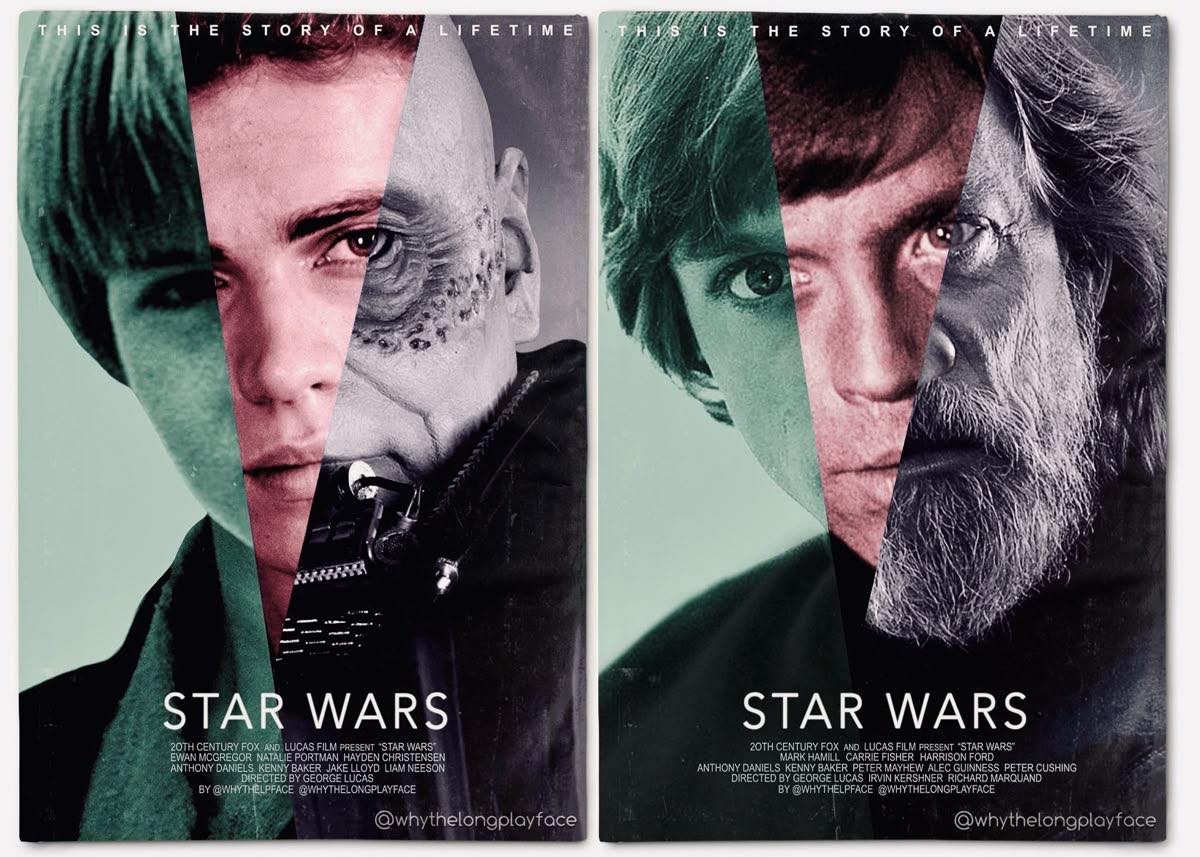 SW - Star Wars 'Character Evolution' posters #starwars | Facebook