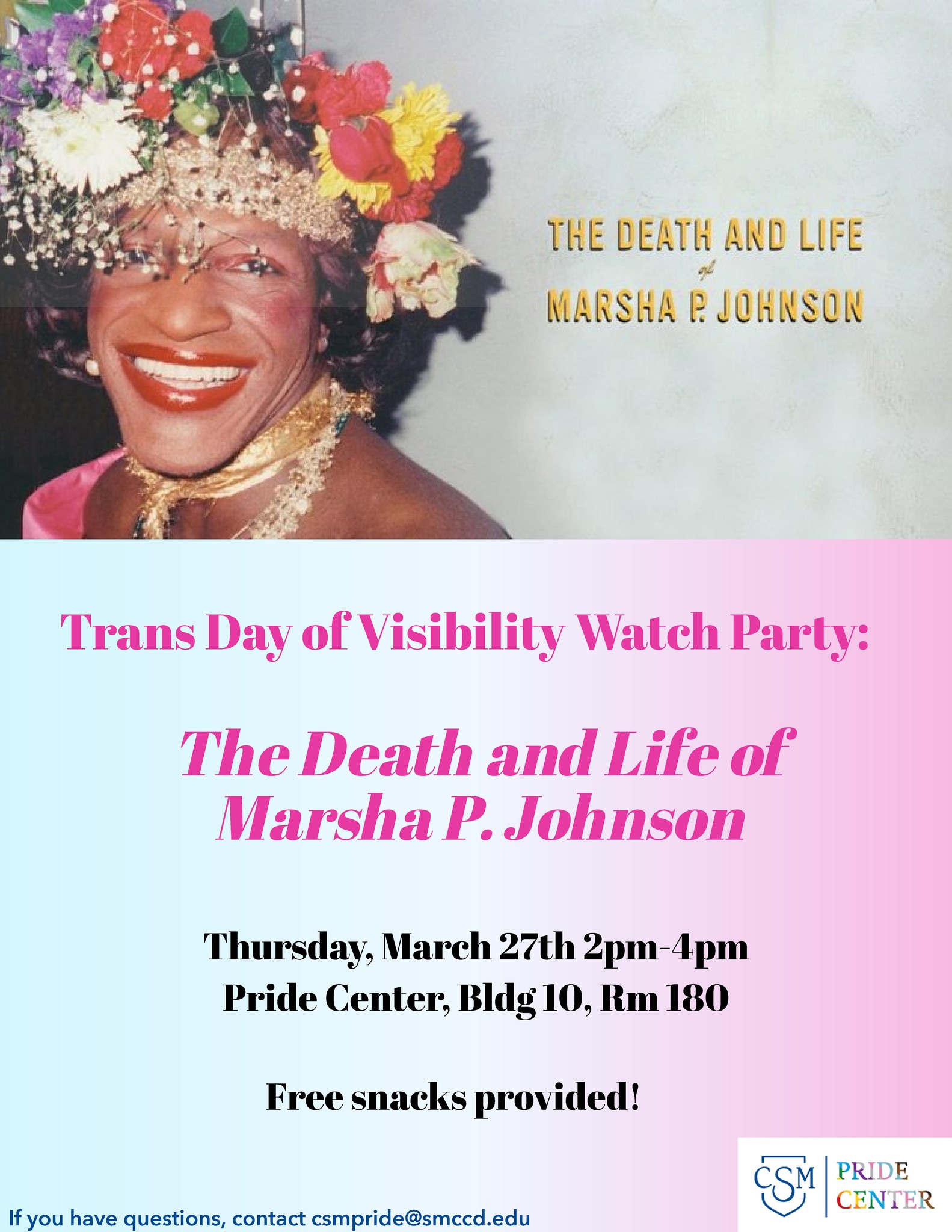 College - Celebrate Trans Day of Visibility with a Special Watch Party ...