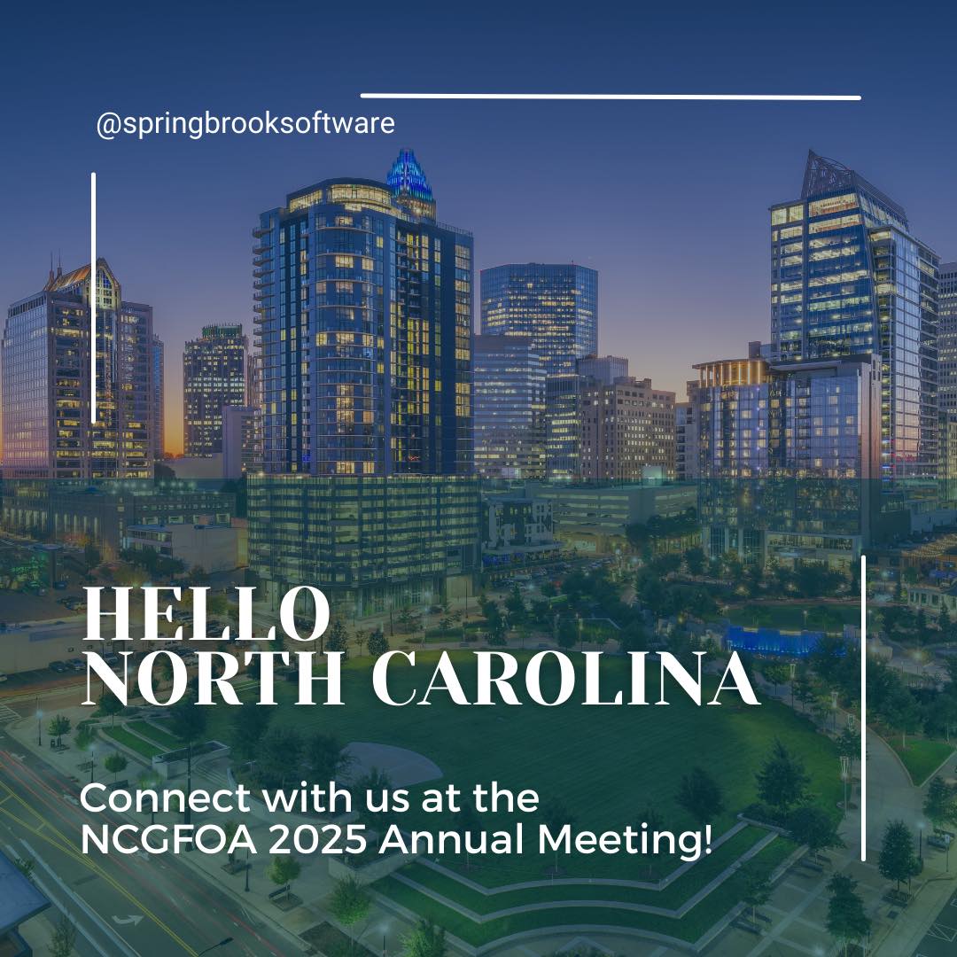 Springbrook - Connect with us at the NCGFOA 2025 Annual Meeting! Visit ...