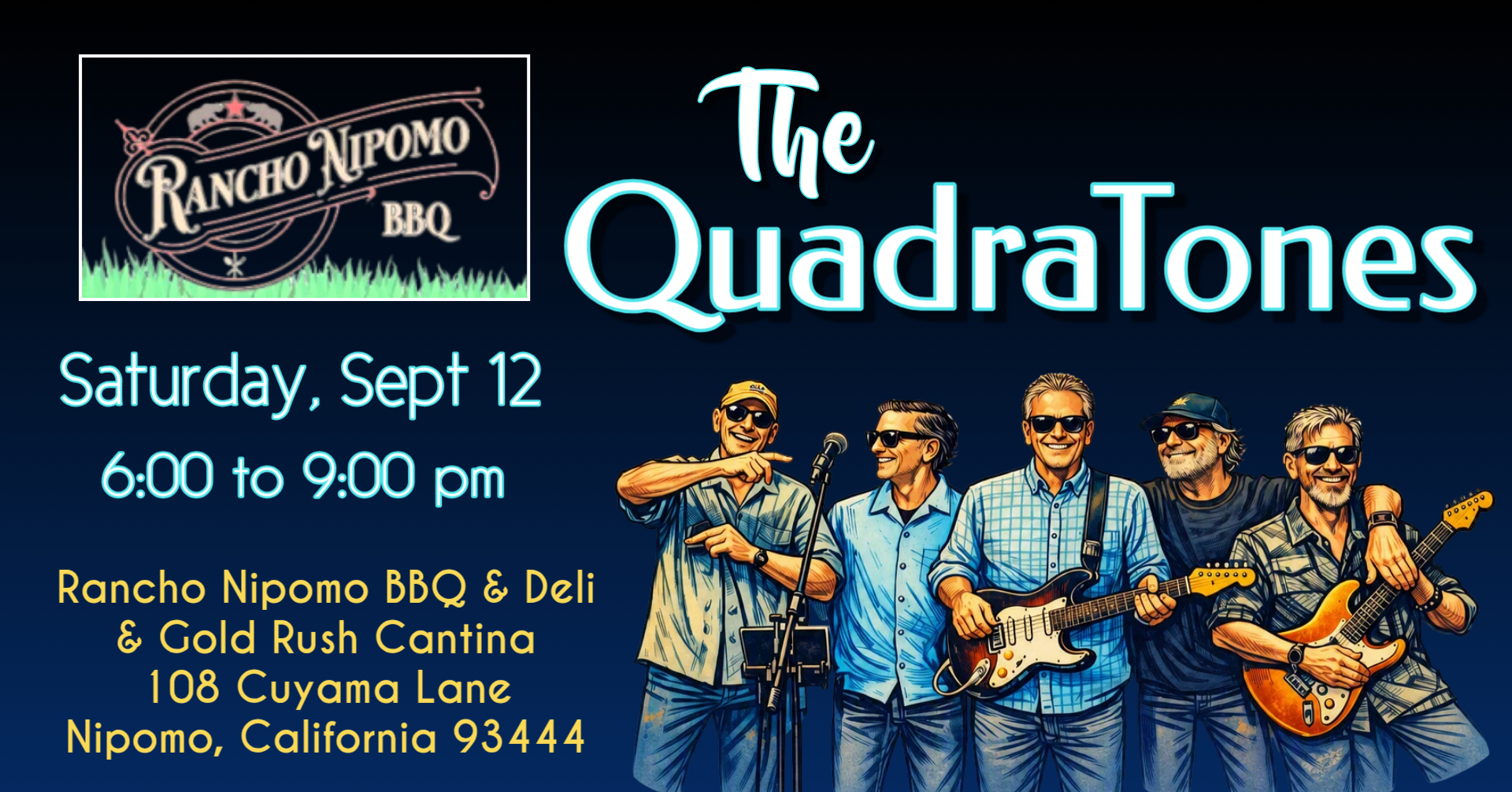 The QuadraTones at Rancho Nipomo BBQ