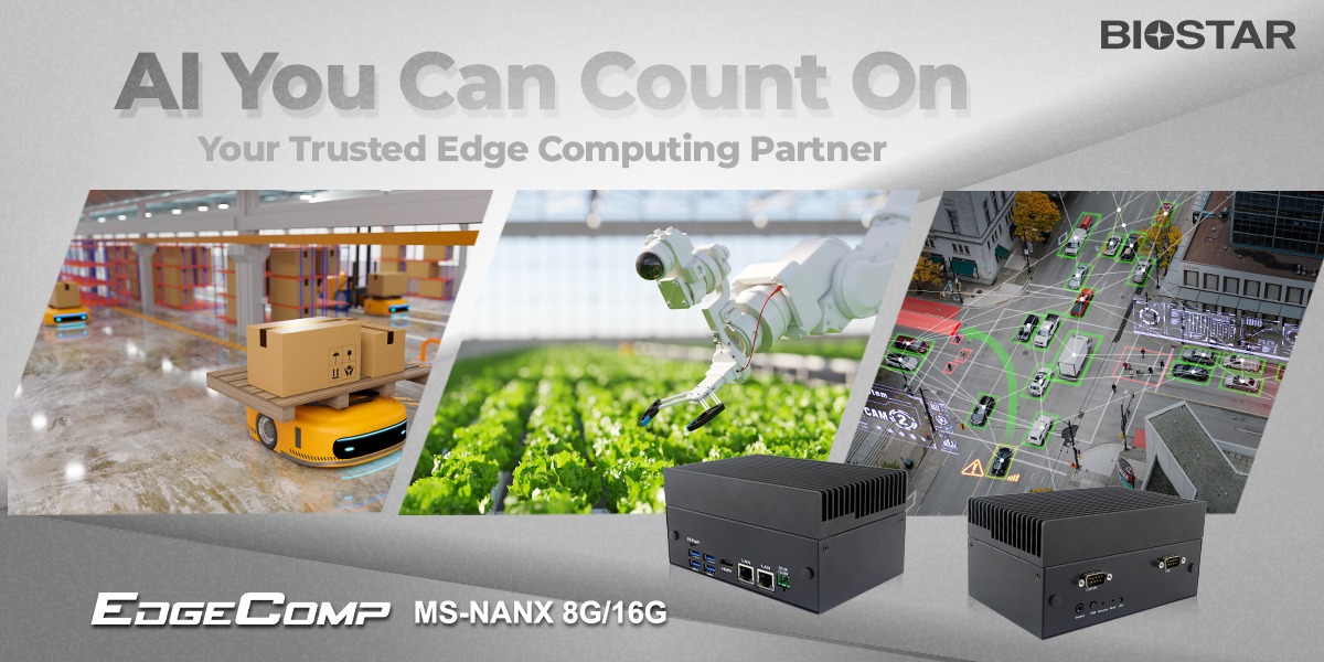 BIOSTAR - The EdgeComp MS-NANX is a high-performance, fanless edge AI ...
