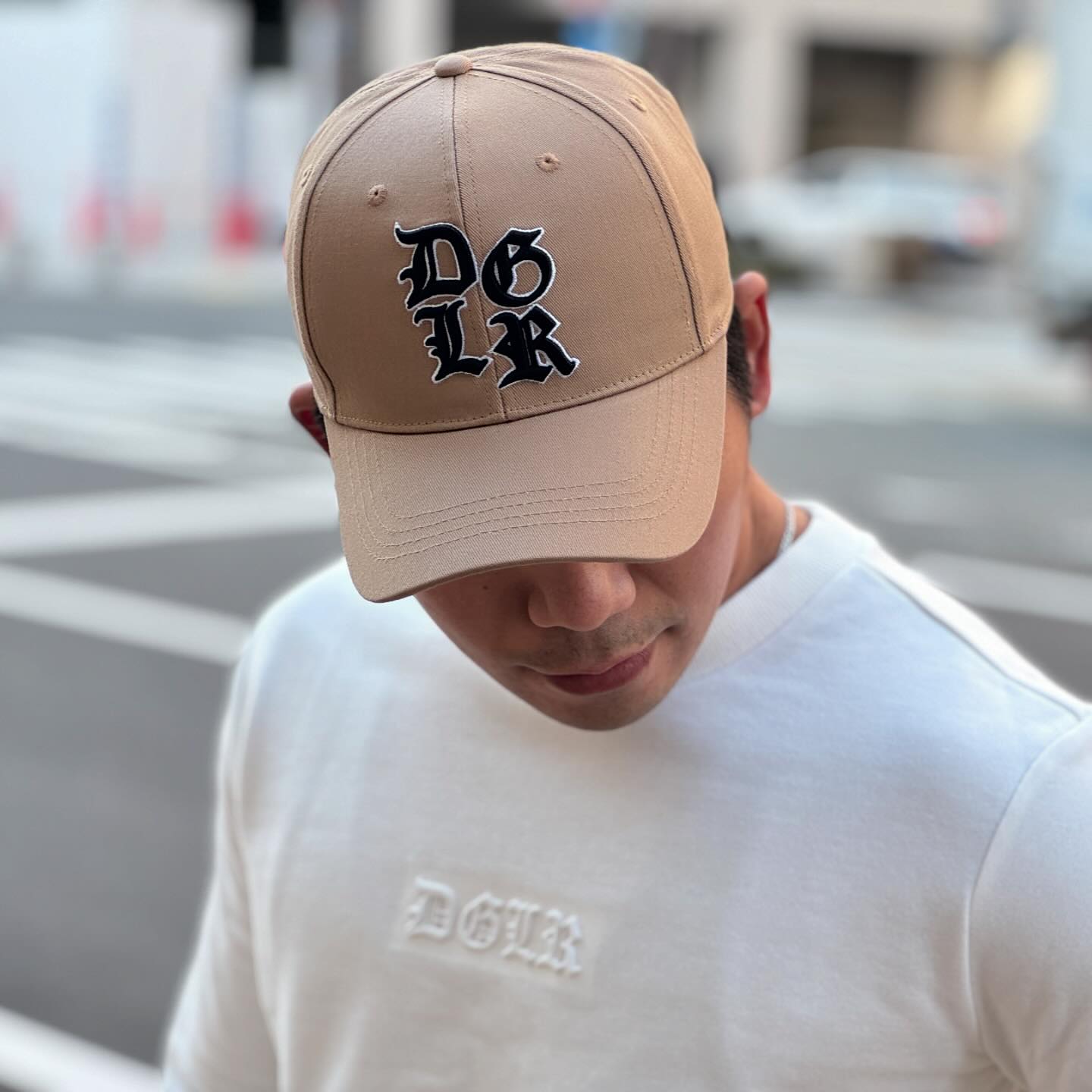 OLD E 刺繍CAP ¥4,900+Tax CO:BLACK.BEIGE SIZE:FREE ⁡ #DayGLORY 