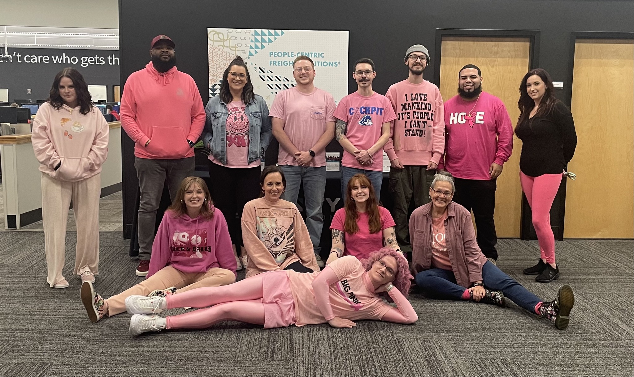 Trinity - It’s Pink Out Day, and Team Trinity showed up in full force ...