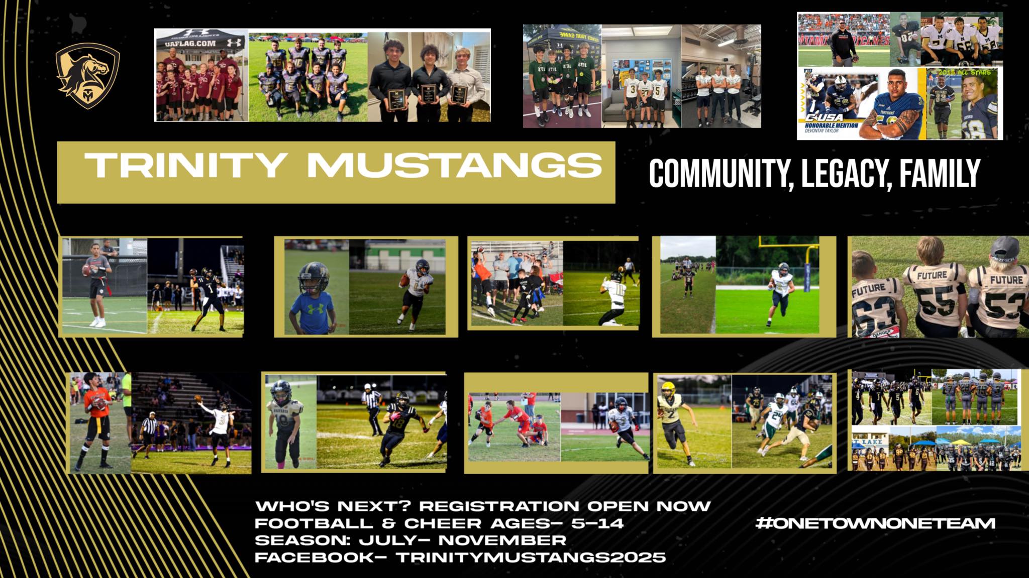 Trinity Mustangs Football & Cheer, PAL | Trinity FL