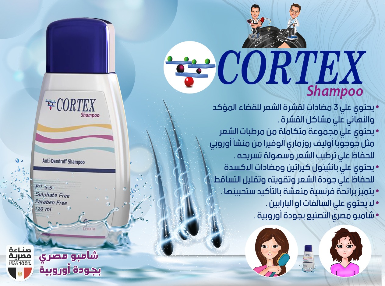Evexia Pharma - 🟦Cortex Anti-Dandruff Shampoo 🟪Εvεxίa... | Facebook