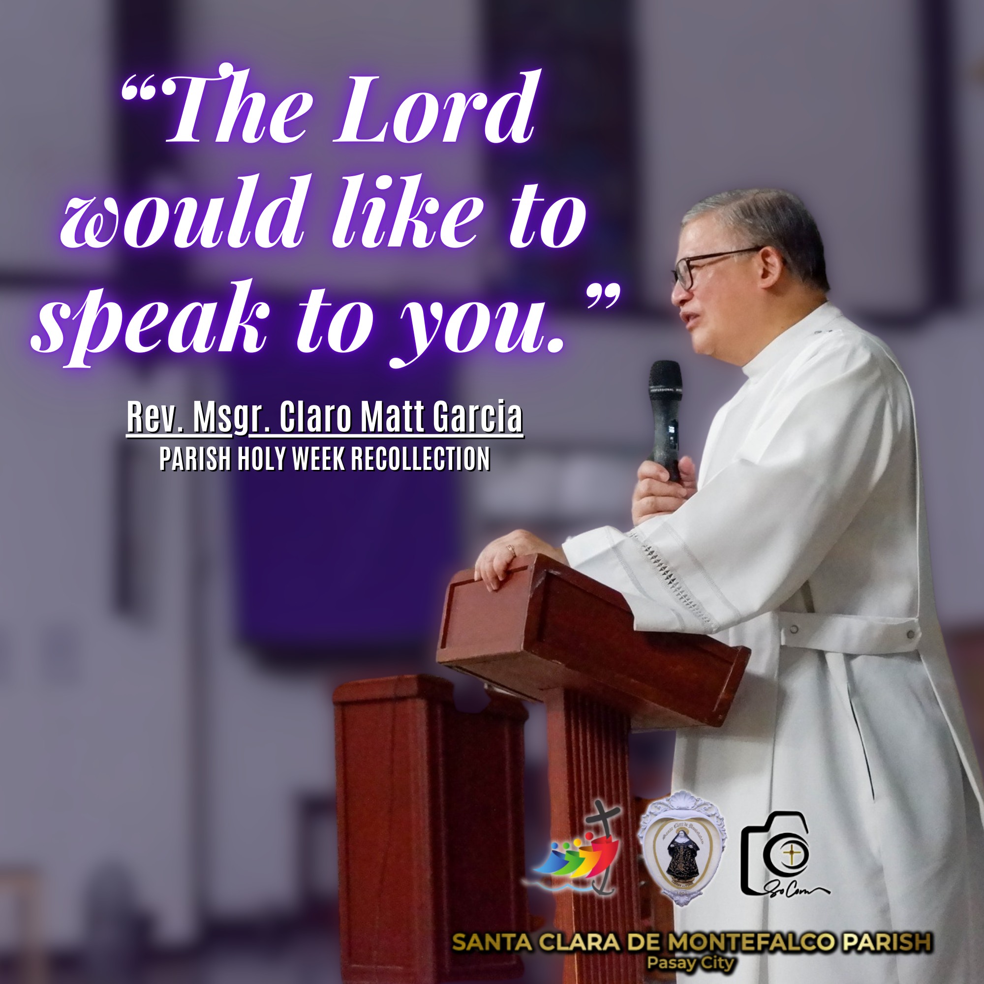 Santa - SantaClaraReflects | Parish Holy Week Recollection - April 14 ...