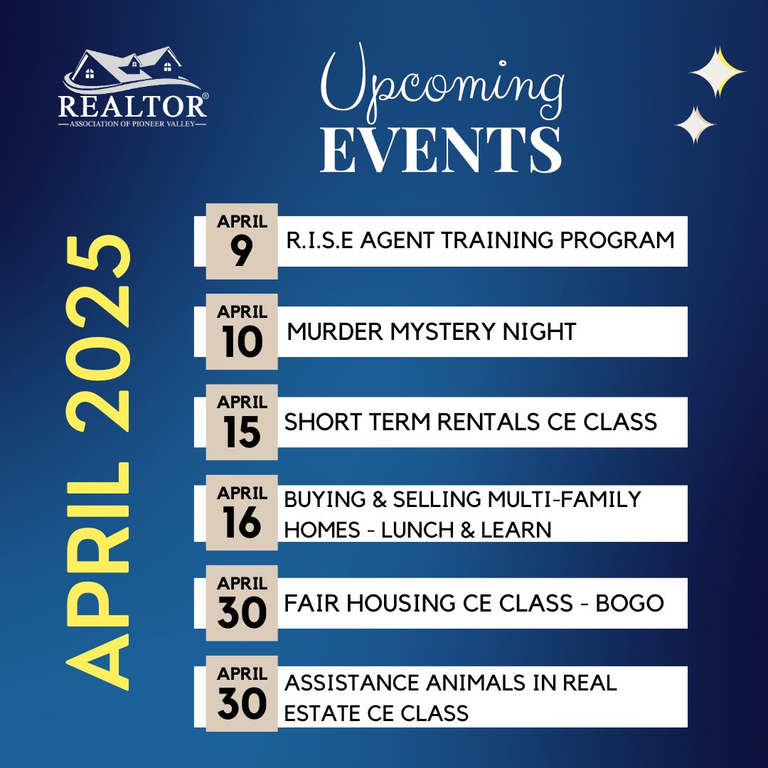 Realtor - What's happening at RAPV this April? 📅 Check out our calendar ...