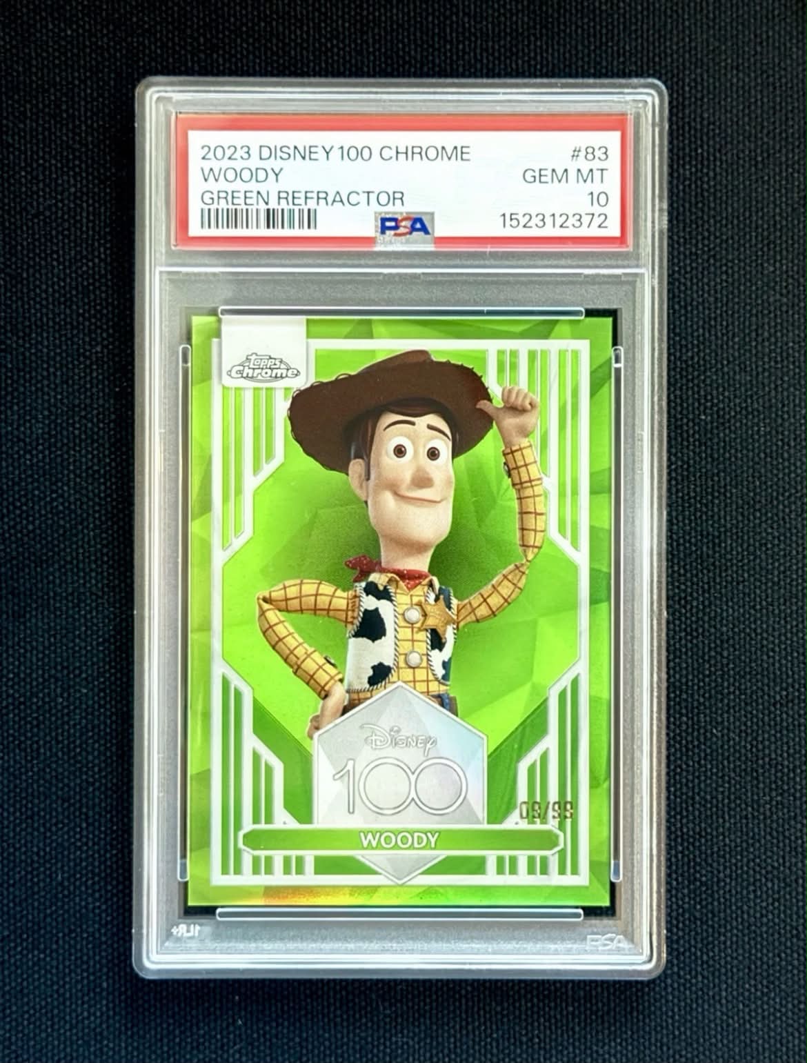 2023 Topps Chrome Disney 100 Doc Hudson trading cards for sale