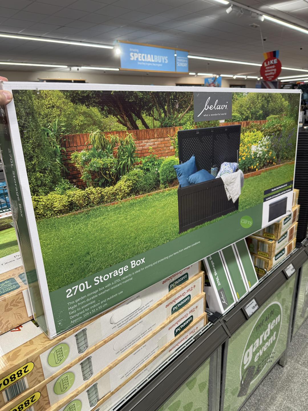 270L Storage Box £29.99 at ALDI 👌 Added this morning as part of the New Garden Event