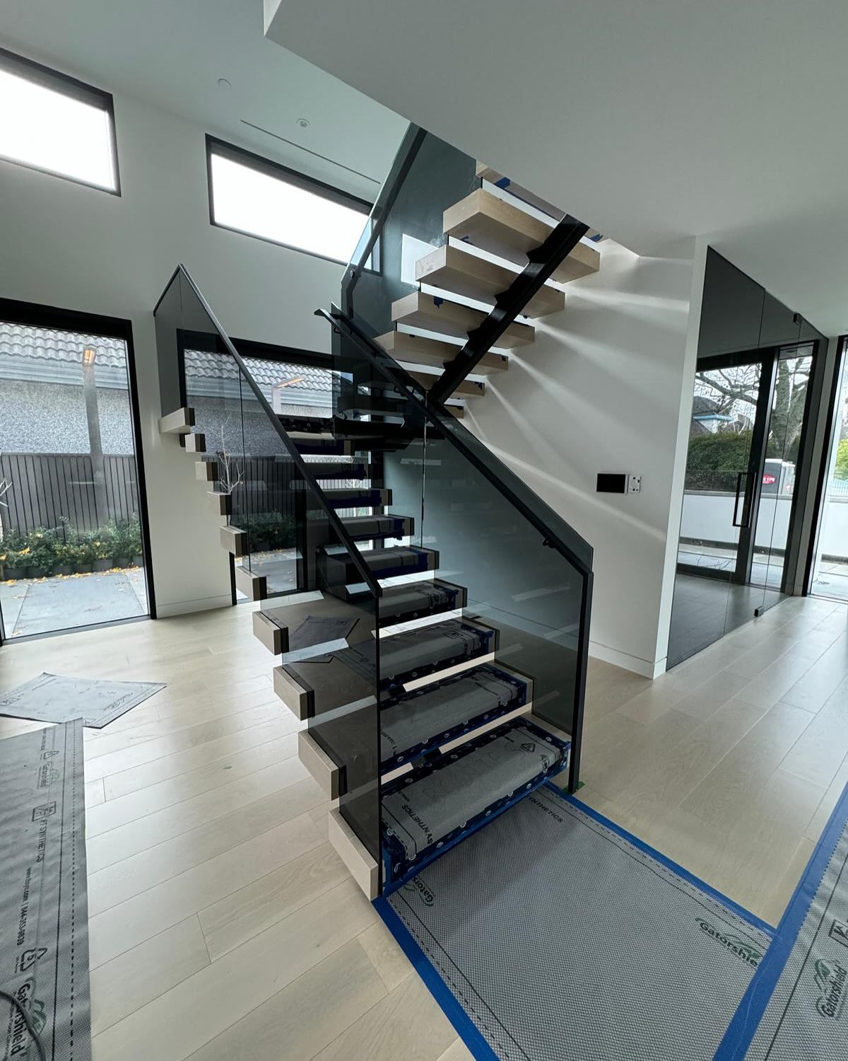 BC Modern Stairs + Glass added... - BC Modern Stairs + Glass