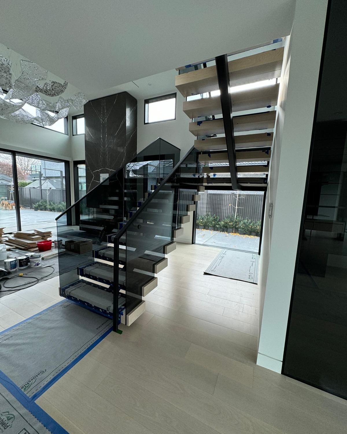 BC Modern Stairs + Glass added... - BC Modern Stairs + Glass