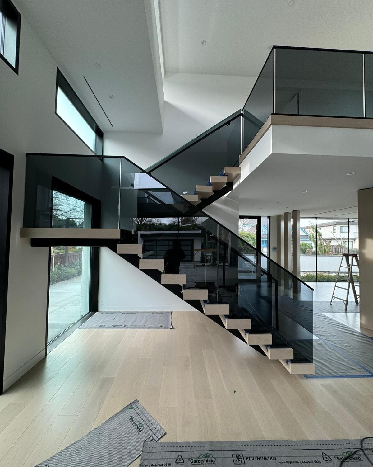 BC Modern Stairs + Glass added... - BC Modern Stairs + Glass