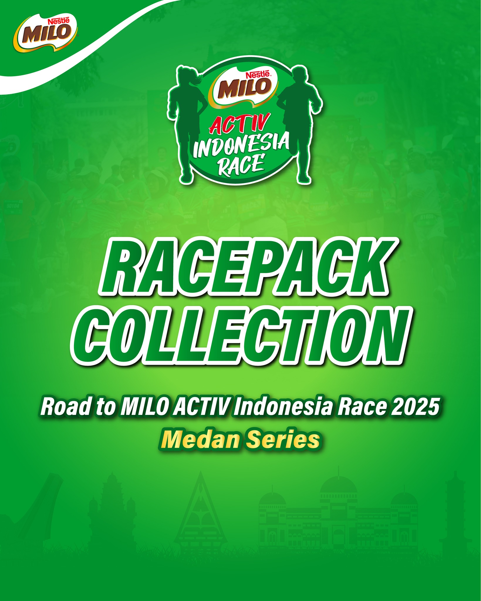 MILO Indonesia - Race Pack Collection - Road to MILO ACTIV... | Facebook