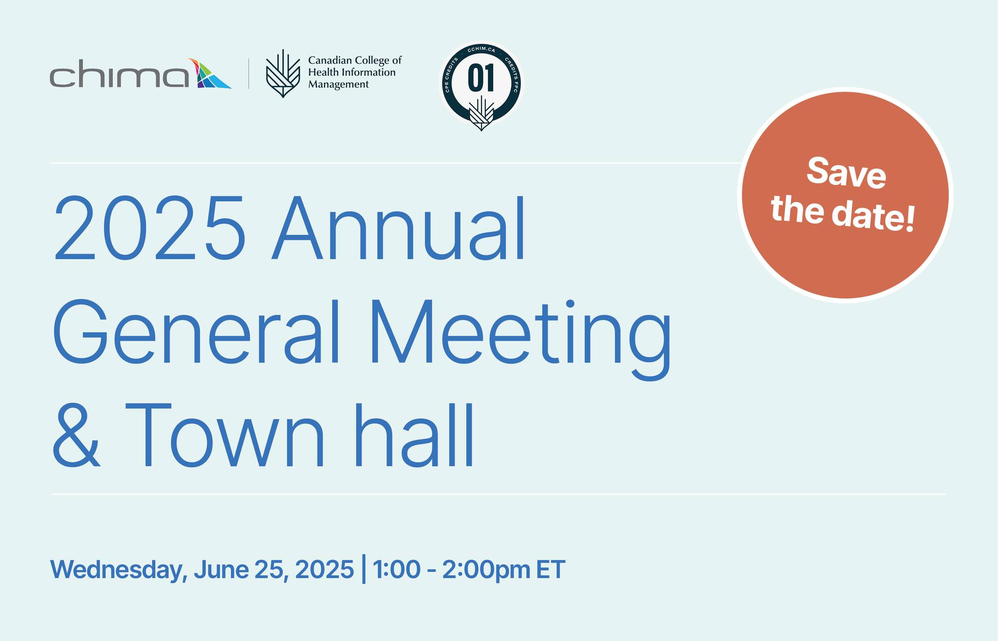 CHIMA: - Mark your calendars for the 2025 Annual General Meeting (AGM ...