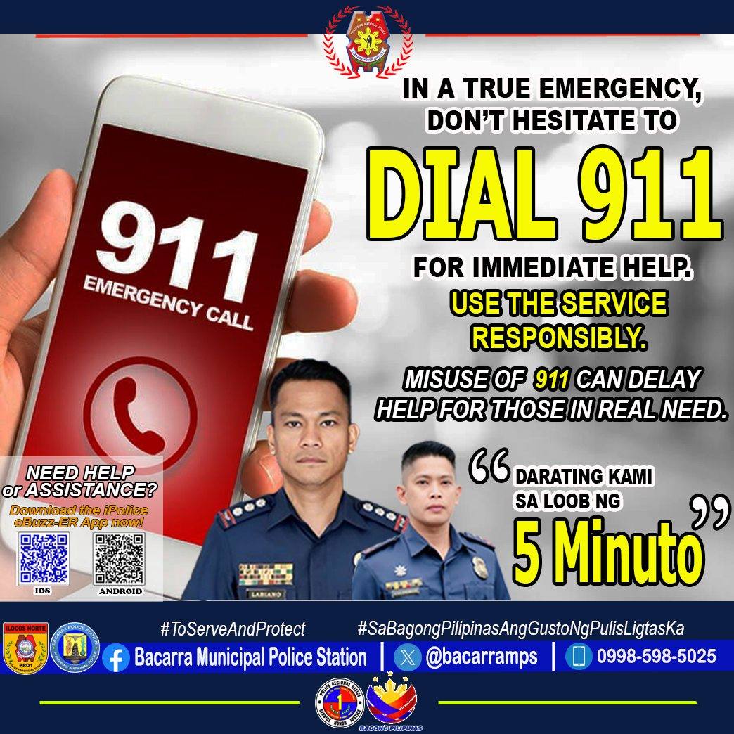 Bacarra - Dial 911 for immediate Police Assistance! | Facebook
