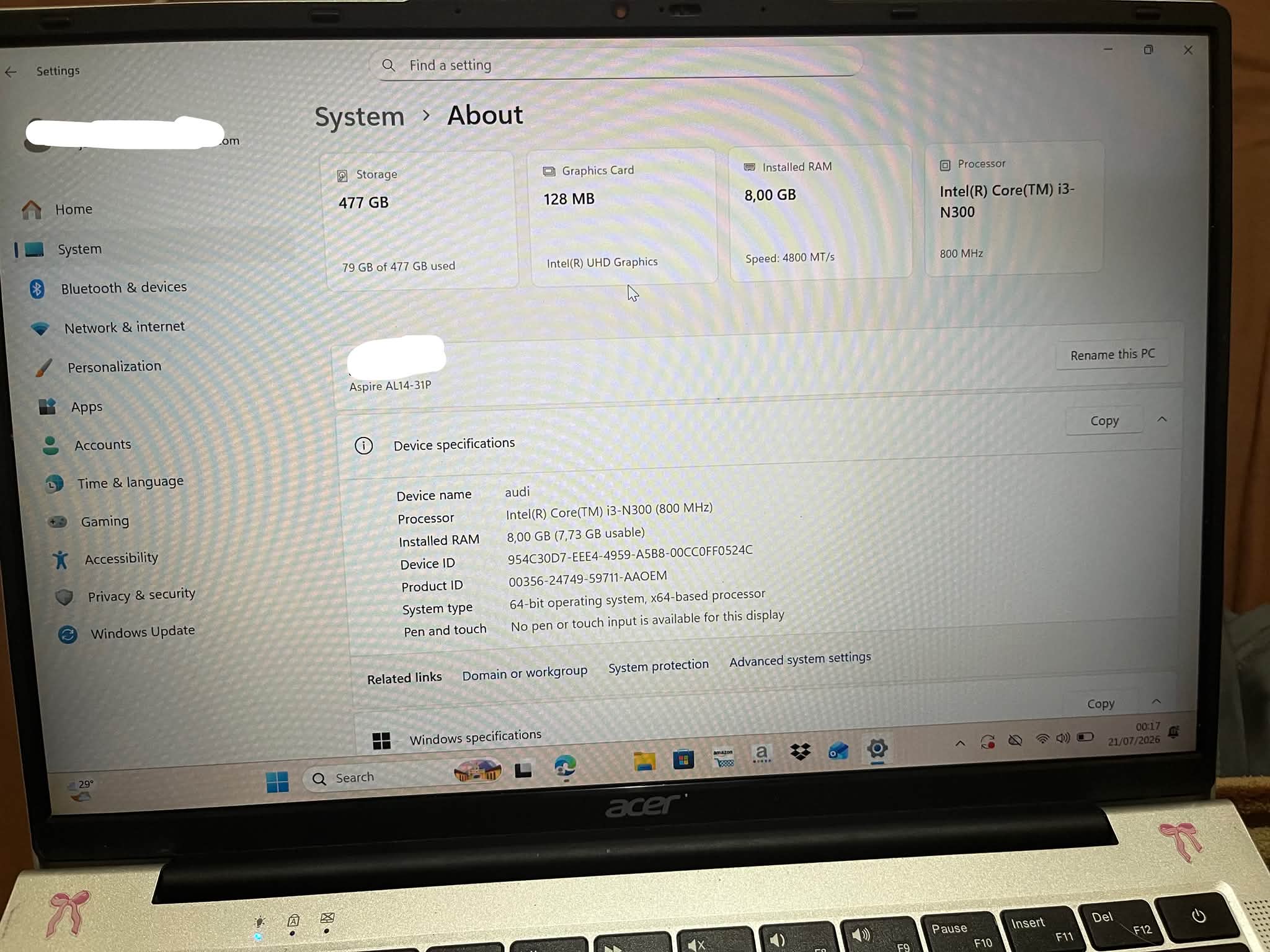 Acer Aspire Lite 14 AL14-31P