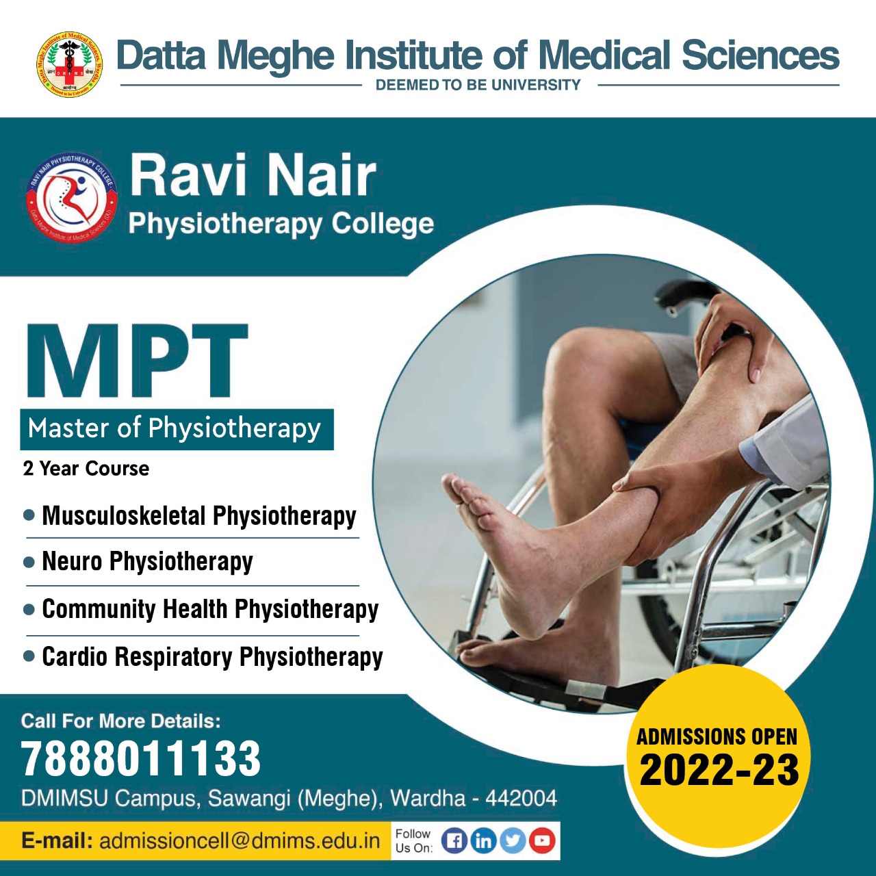 𝐄𝐗𝐏𝐋𝐎𝐑𝐄 𝐓𝐇𝐄 𝐂𝐀𝐑𝐄𝐄𝐑... - Ravi Nair Physiotherapy College | Facebook