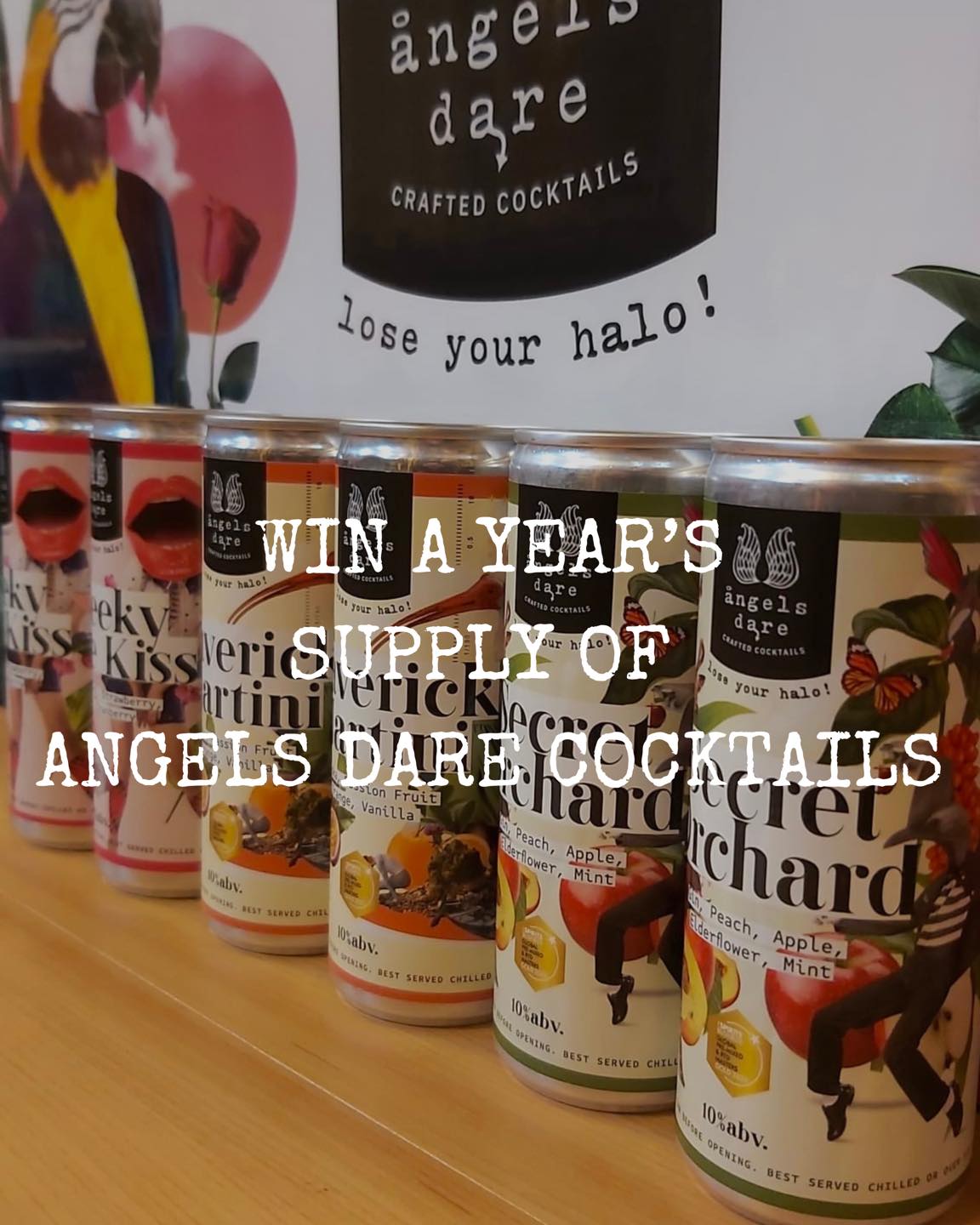 🏆🍹WIN A YEAR’S SUPPLY OF COCKTAILS... - Angels Dare Cocktails