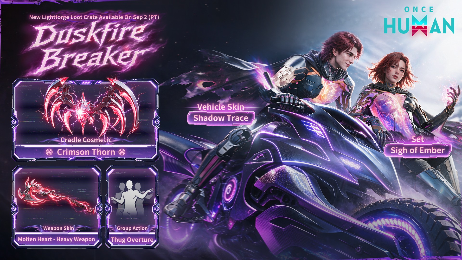 palet Seven Destiny~光の道へ~ New Lightforge Loot Crate: Duskfire Breaker Available on Sep 2 (PT