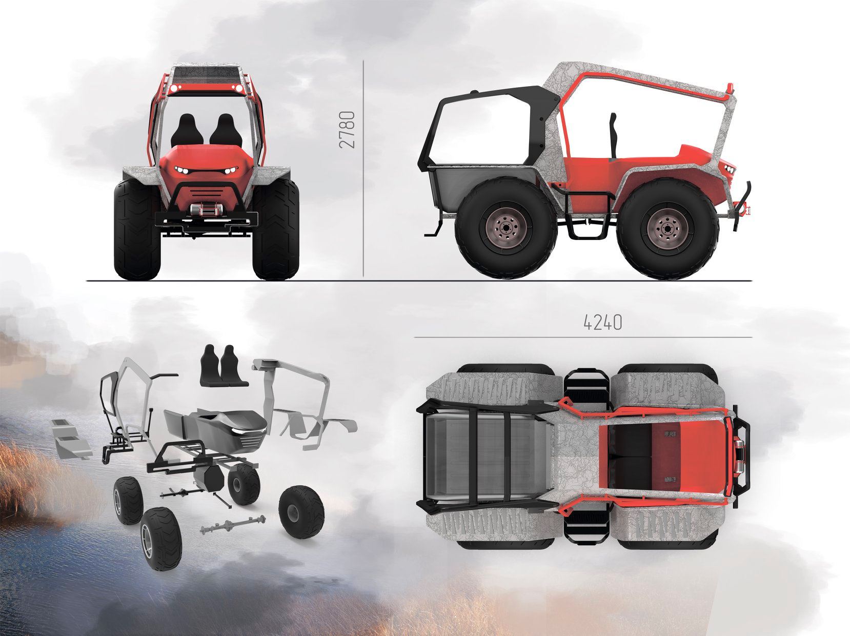 Arctic Design School - Транспортное средство повышенной проходимости ...