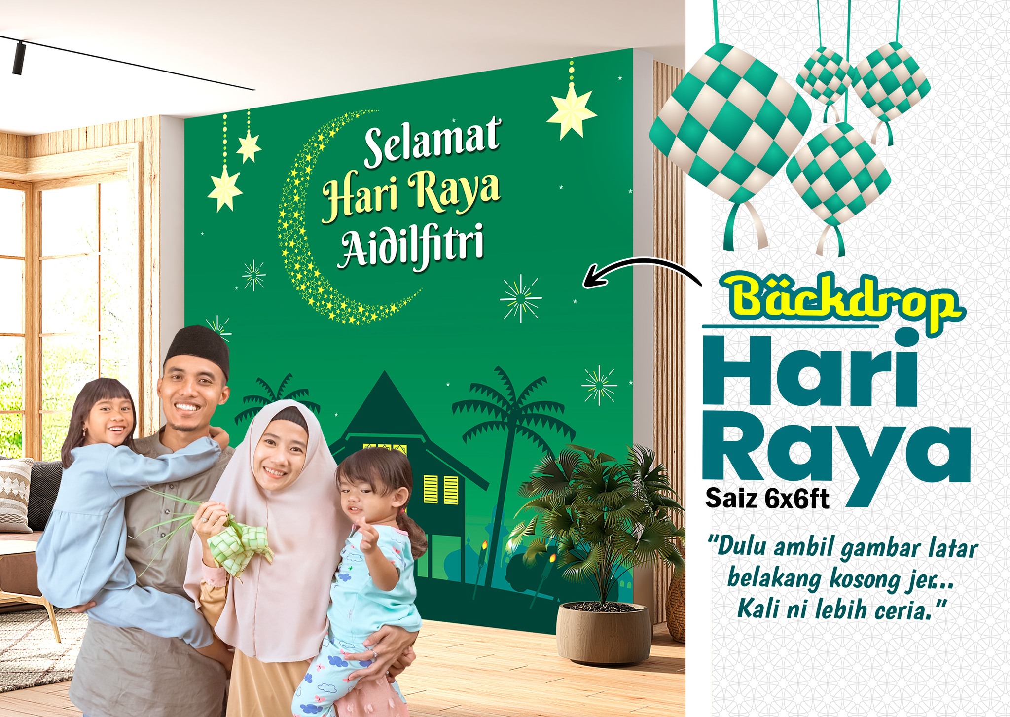 MOFBAR DESIGN - 🕌 BACKDROP RAYA – PILIH DESIGN KEGEMARAN... | Facebook