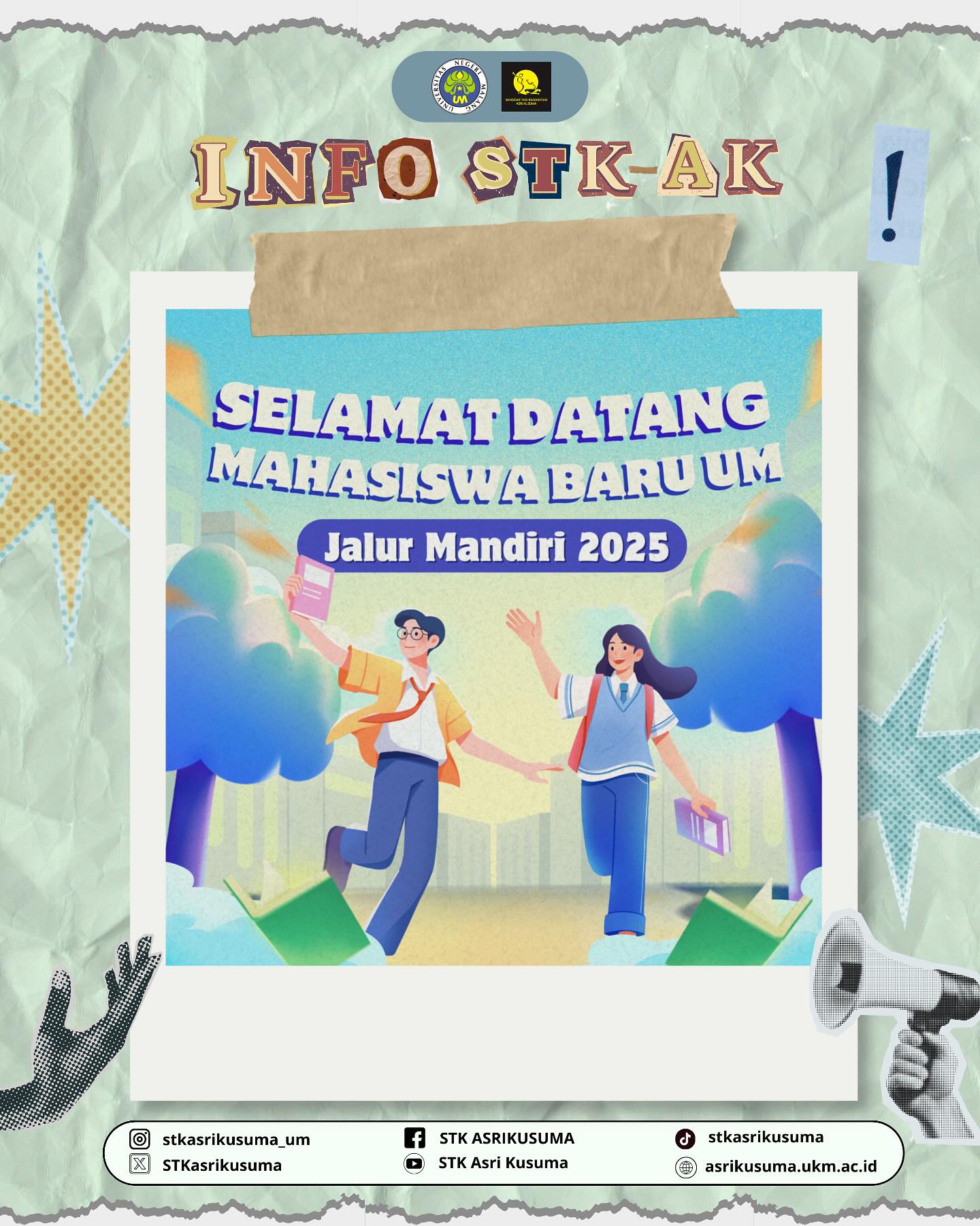 STK - [📢SELAMAT DATANG MAHASISWA BARU JALUR MANDIRI 2025📢] Selamat atas ...