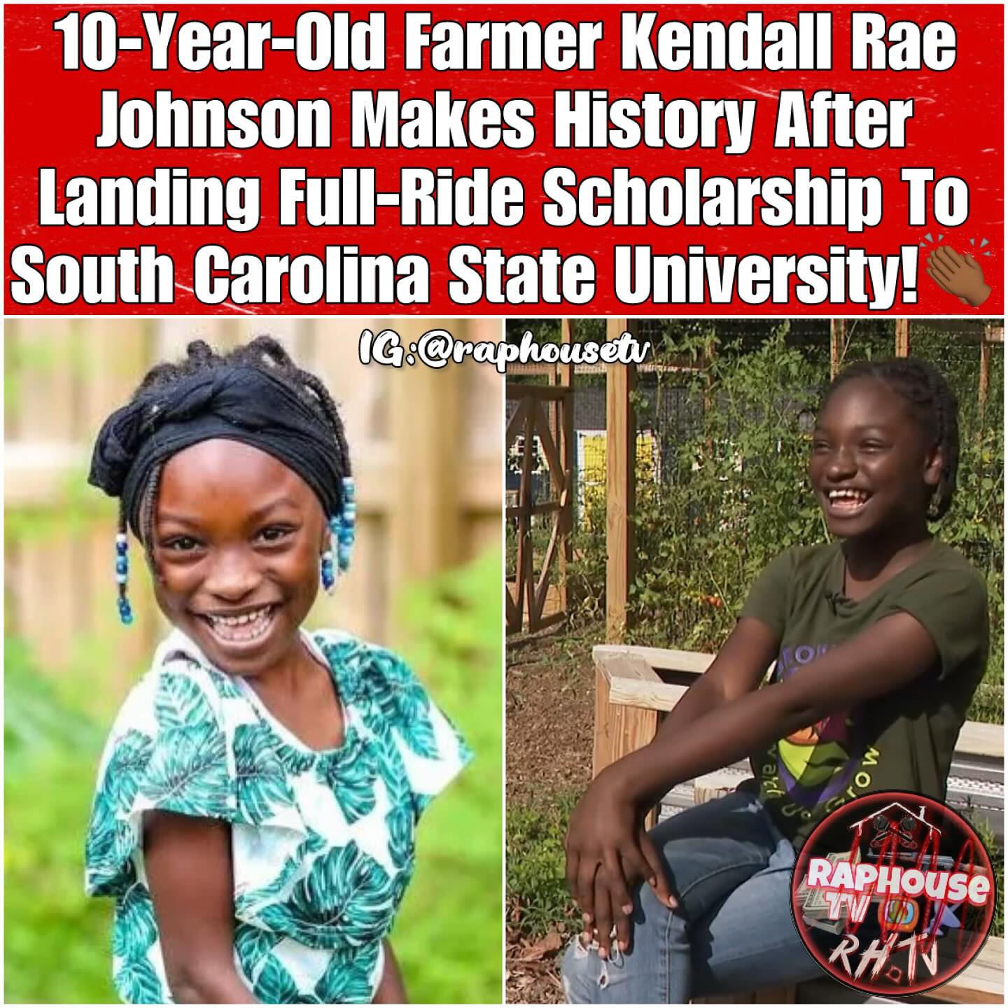 Raphouse - Kendall Rae Johnson, a remarkable 10-year-old from Georgia ...